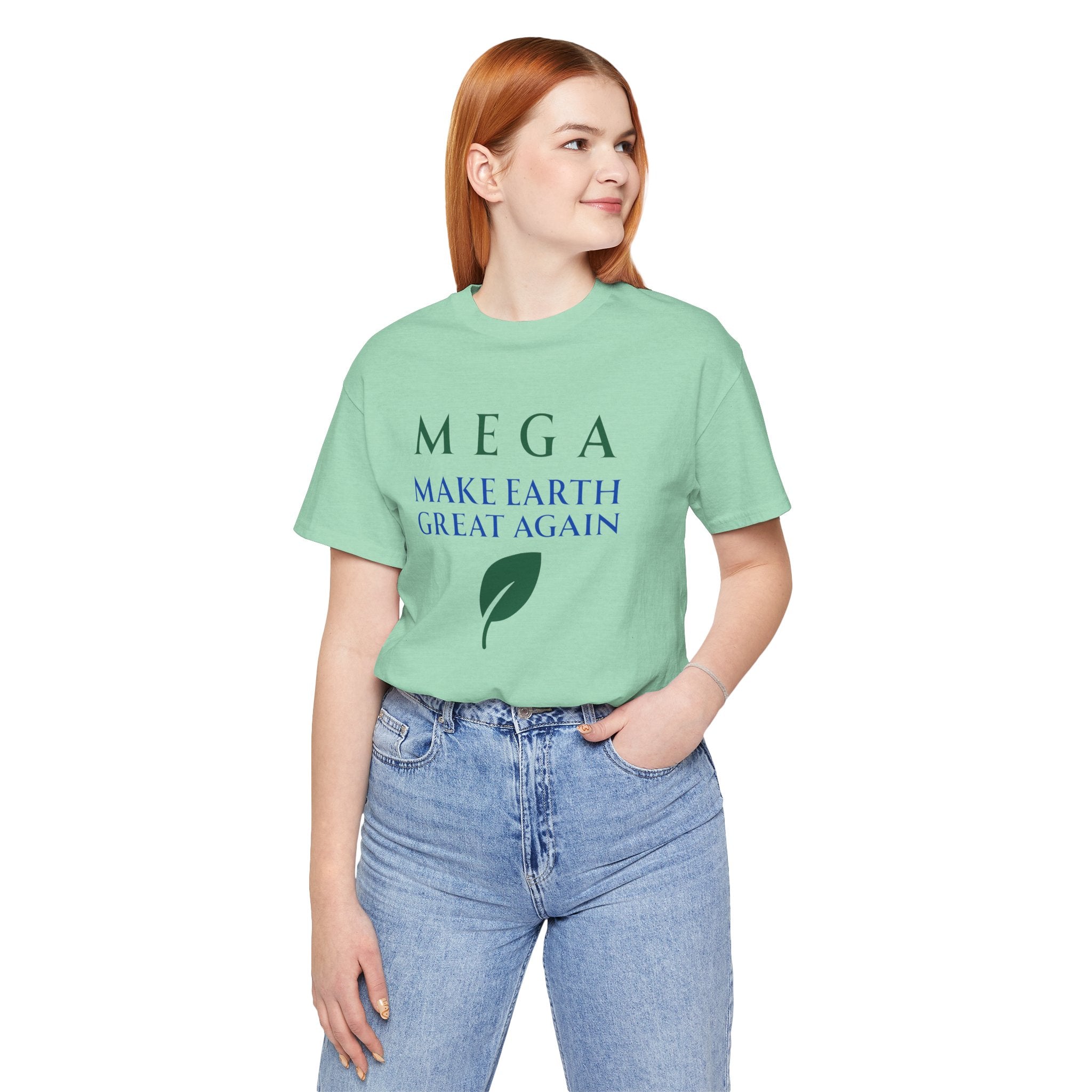 MEGA Make Earth Great Again Version 2-Unisex Jersey Short Sleeve Tee