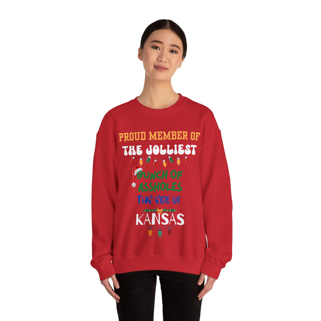 Proud Member of the Jolliest Bunch of Assholes (KS)-Unisex Heavy Blend™ Crewneck Sweatshirt