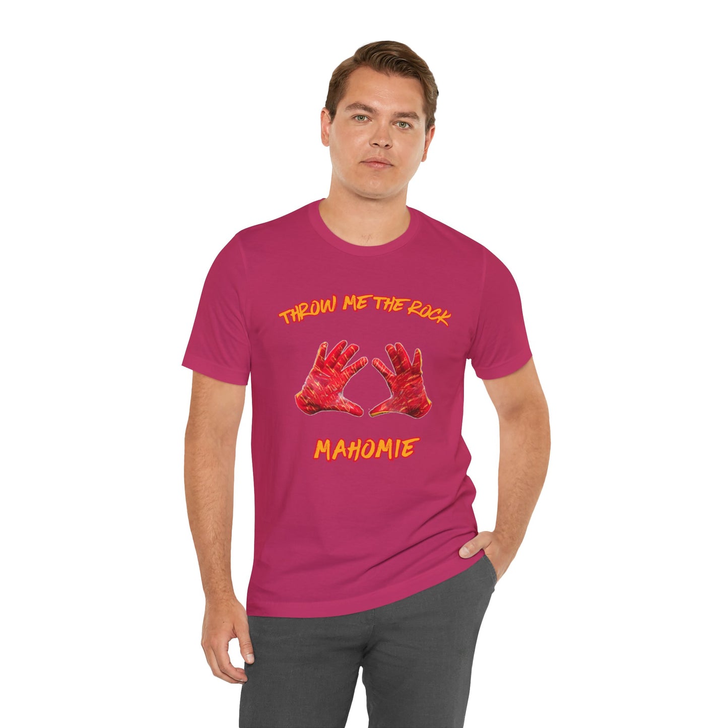 Throw Me the Rock Mahomie-Unisex Jersey Short Sleeve Tee