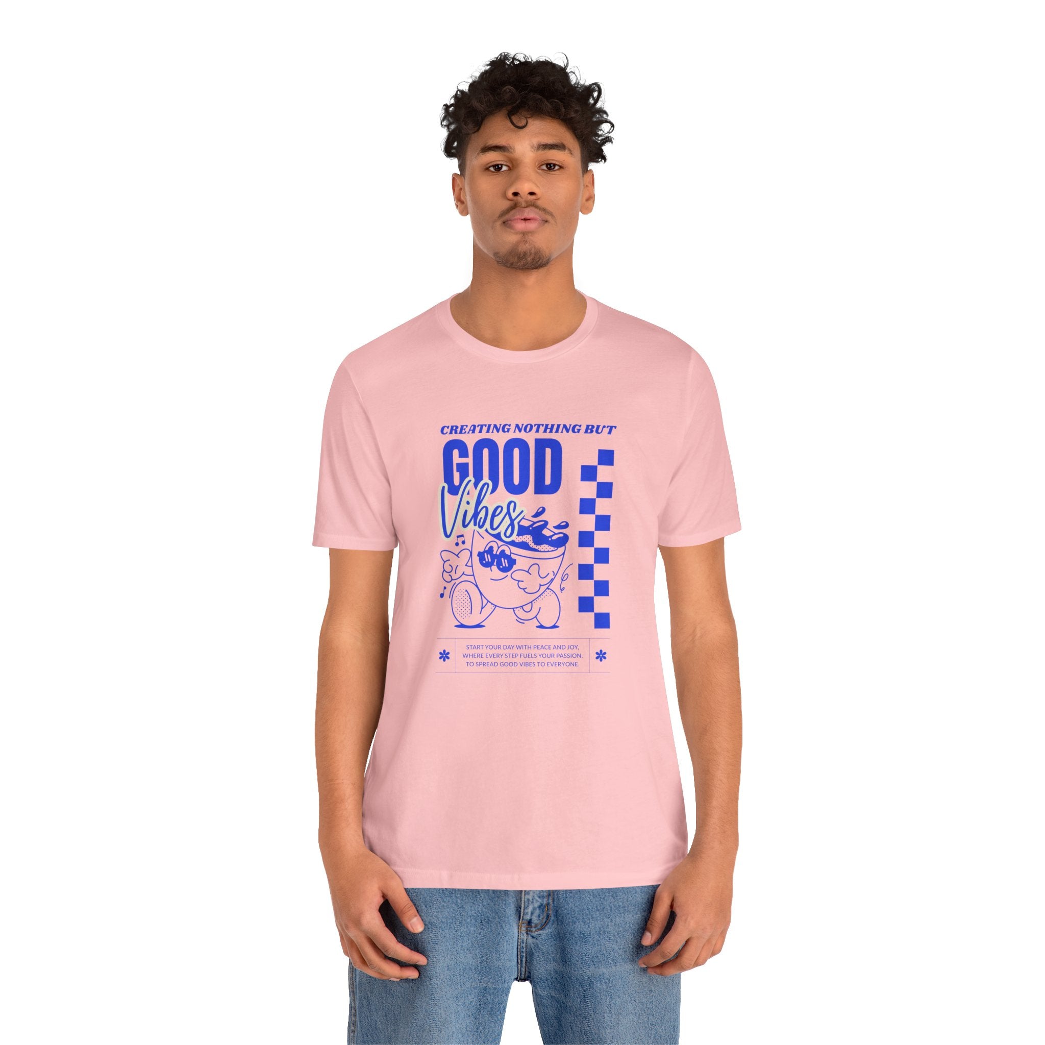 Creating Nothing But Good Vibes-Unisex Jersey Short Sleeve Tee