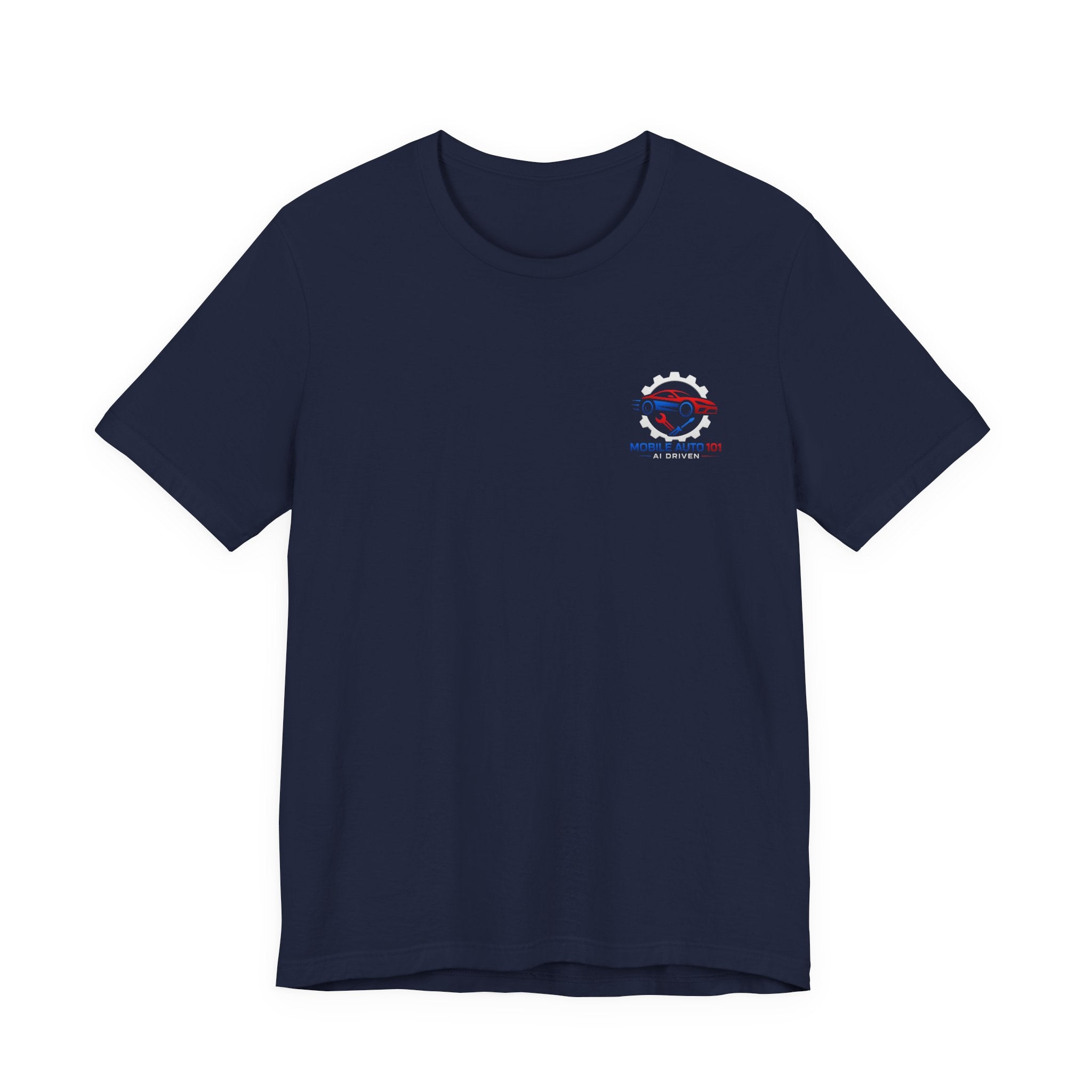 Mobile Auto 101 3rd Ed. (front and back design)-Unisex Jersey Short Sleeve Tee