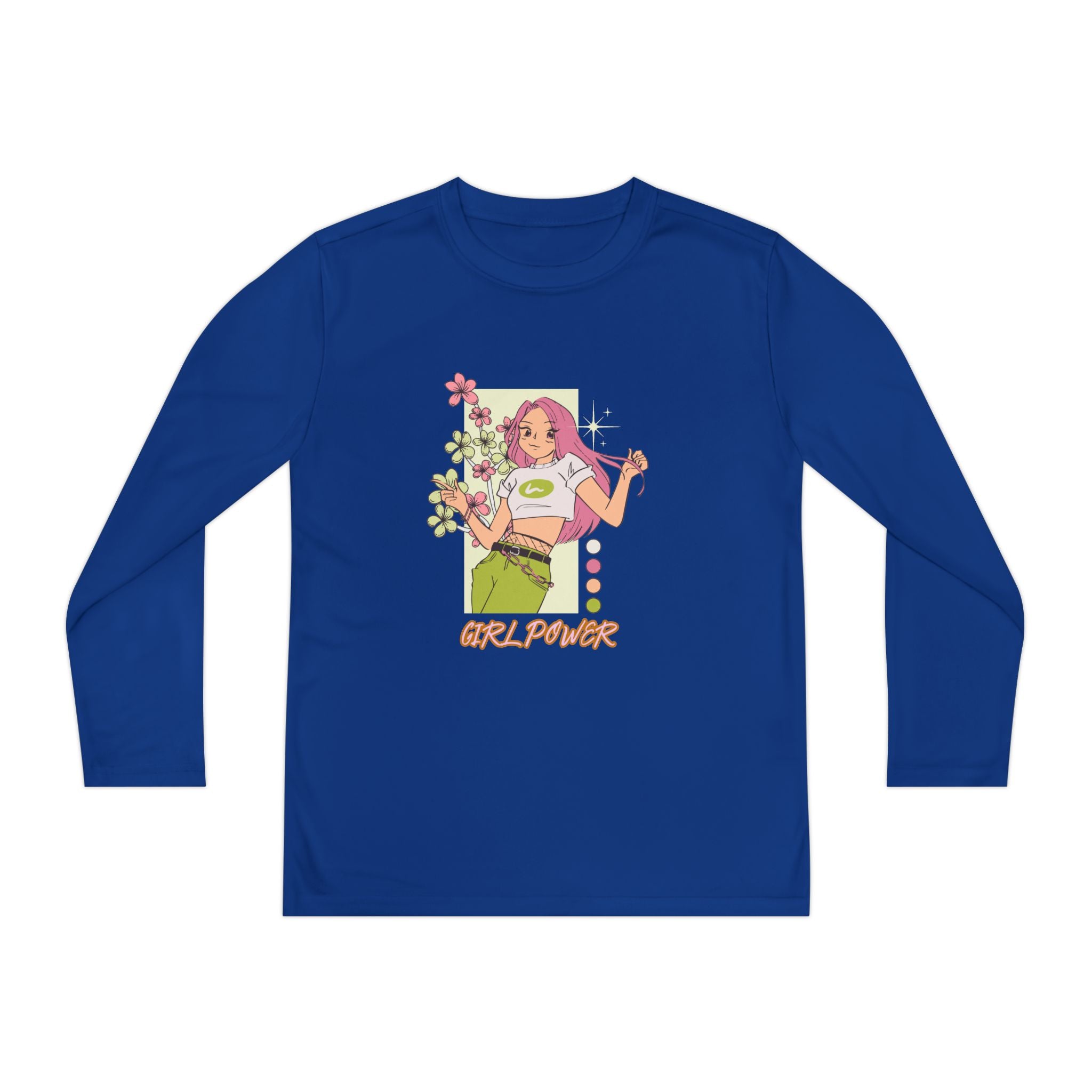 Girl Power-Youth Long Sleeve Competitor Tee