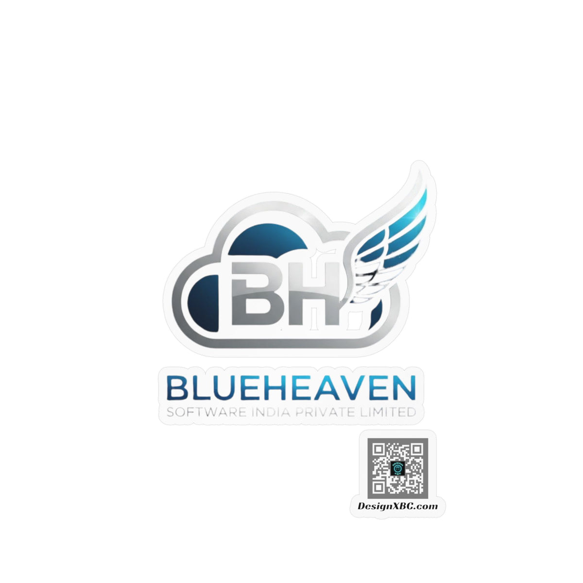 Blueheaven BH Winged Logo Kiss-Cut Vinyl Decal
