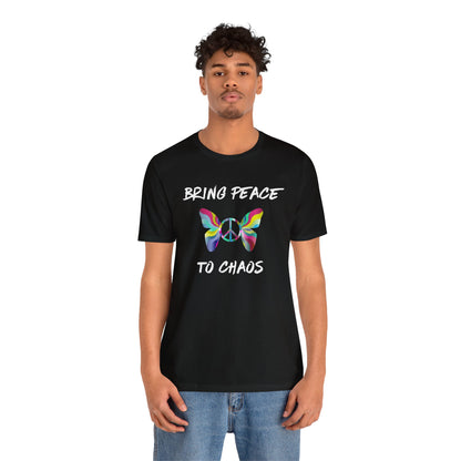 Bring Peace to Chaos-Unisex Jersey Short Sleeve Tee