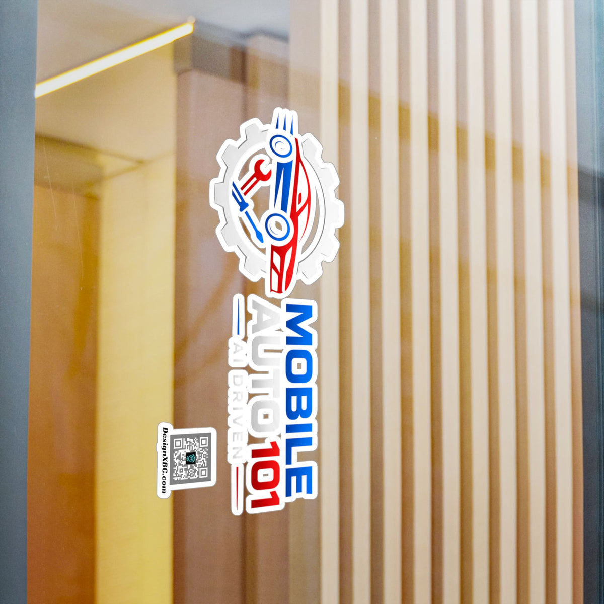 Mobile Auto 101 Logo 2nd Version Kiss-Cut Vinyl Decal
