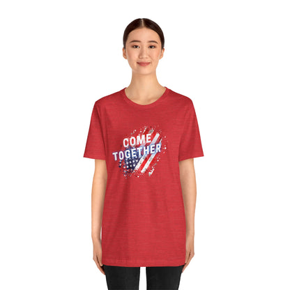 Come Together (Political Unity)-Unisex Jersey Short Sleeve Tee