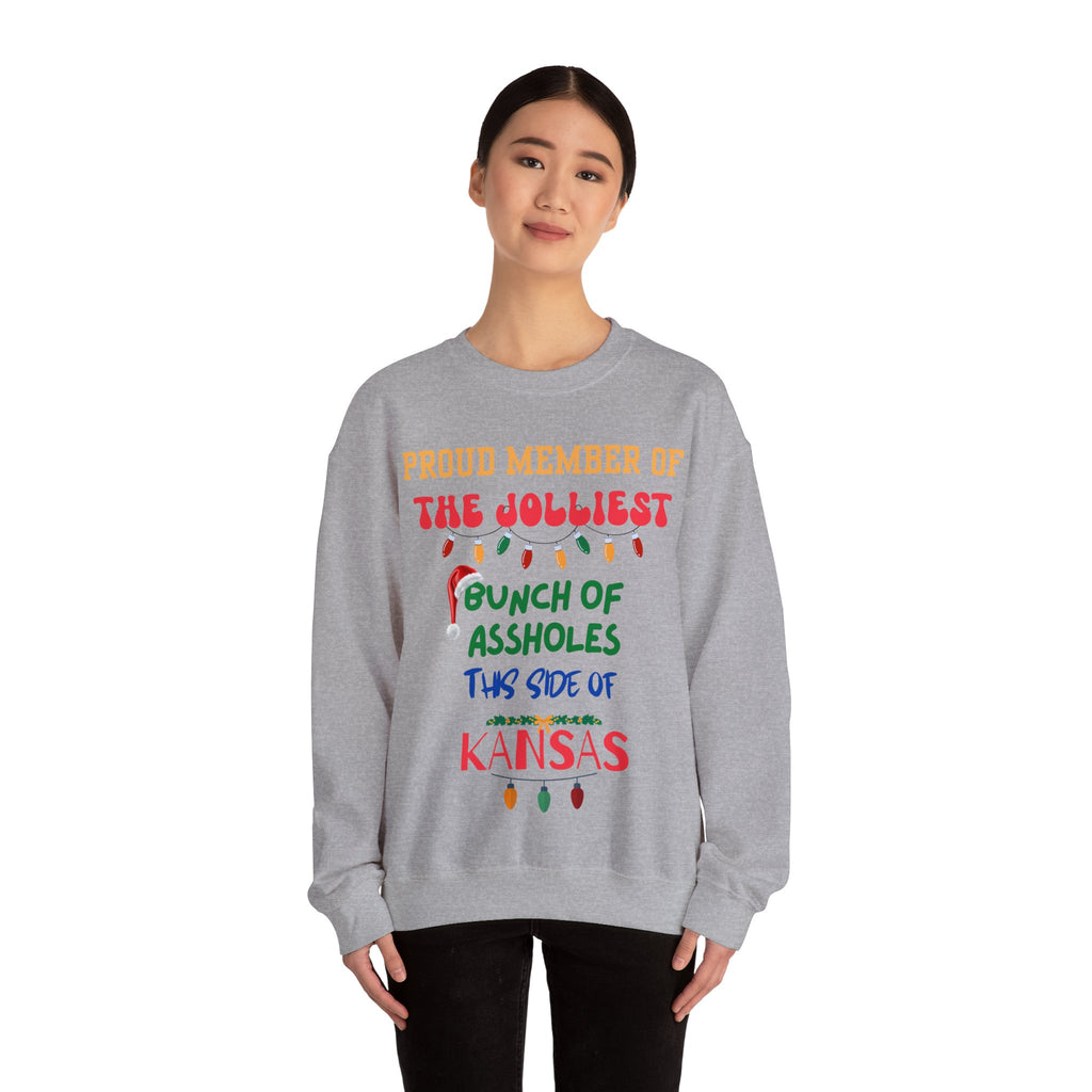 Proud Member of the Jolliest Bunch of Assholes (KS)-Unisex Heavy Blend™ Crewneck Sweatshirt