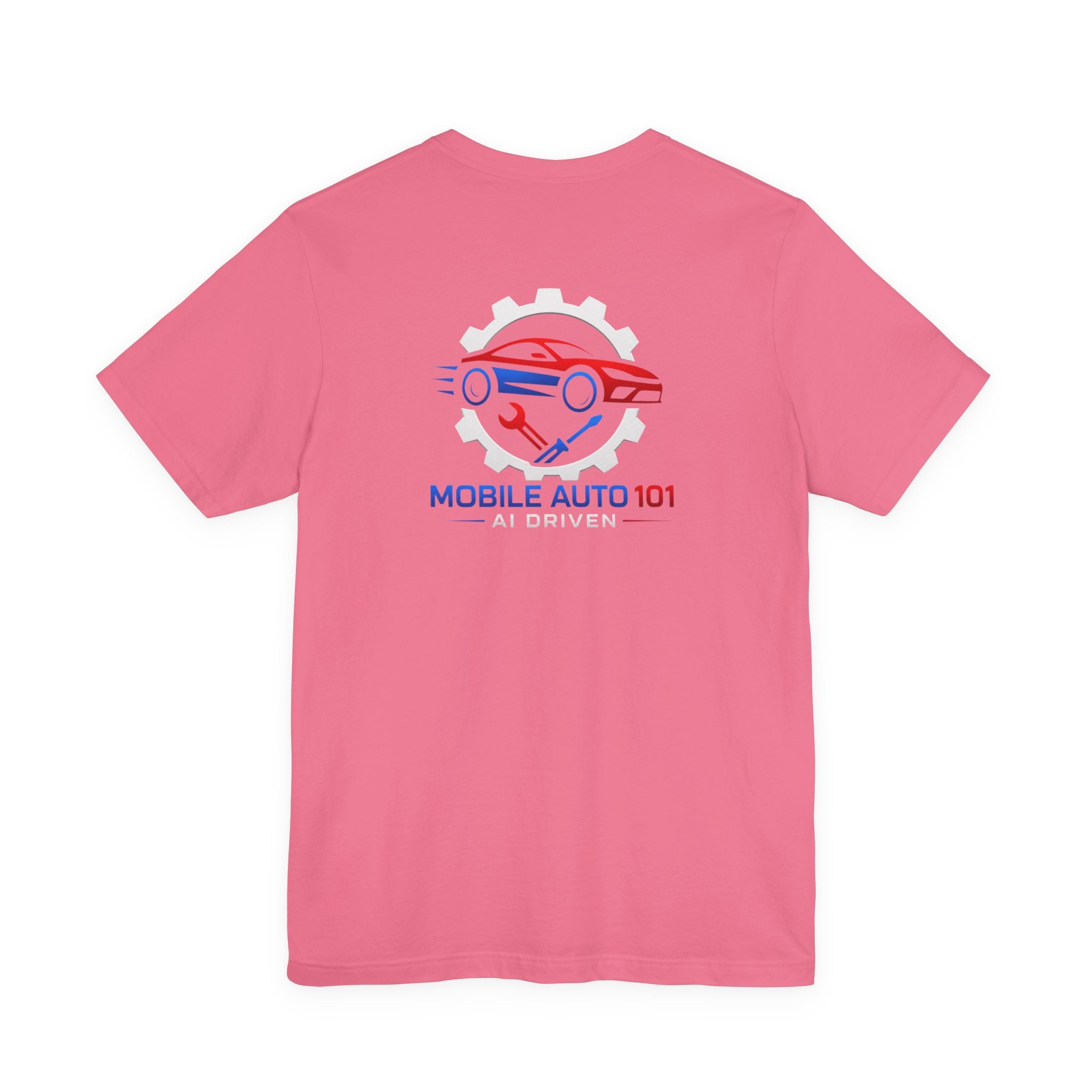 Mobile Auto 101 3rd Ed. (front and back design)-Unisex Jersey Short Sleeve Tee