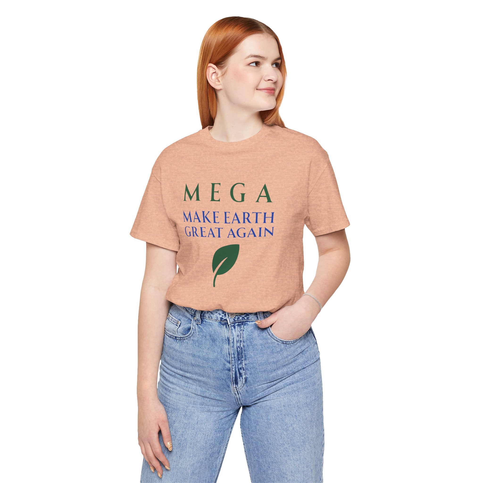 MEGA Make Earth Great Again Version 2-Unisex Jersey Short Sleeve Tee