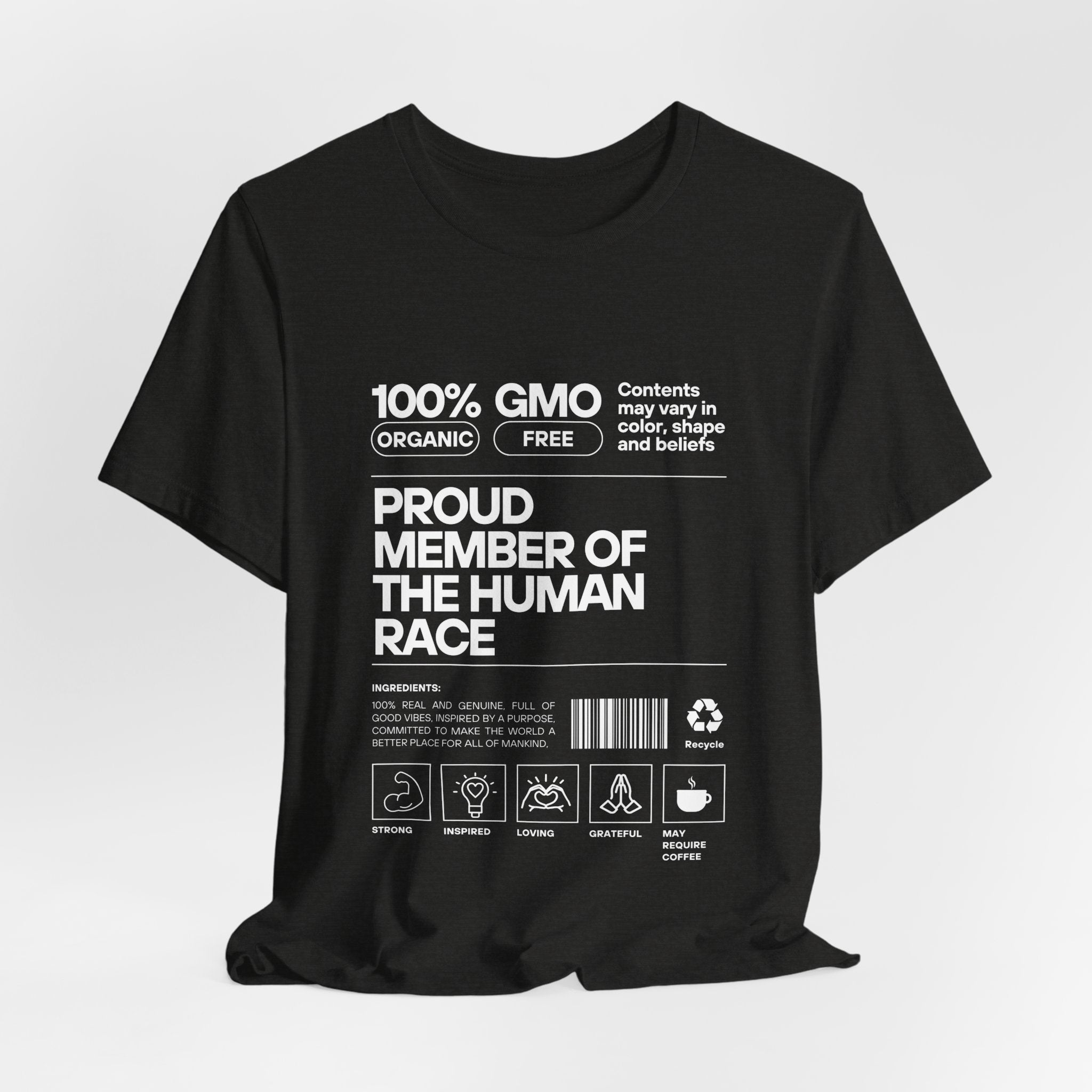 Proud Member of the Human Race-Unisex Jersey Short Sleeve Tee