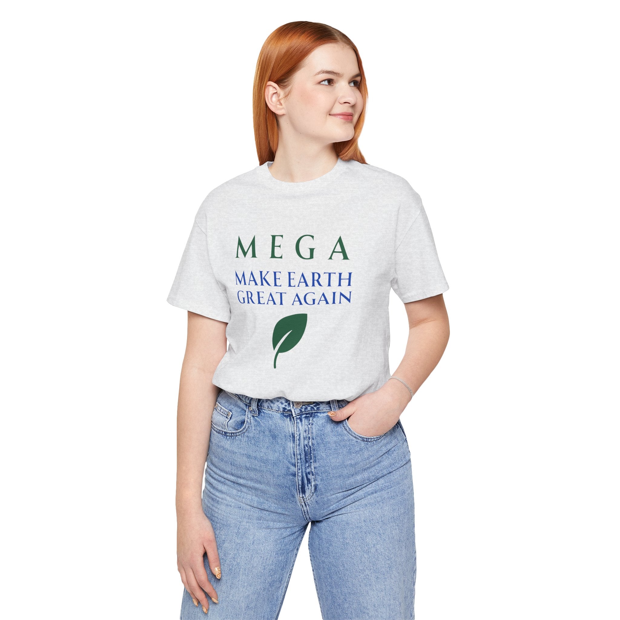 MEGA Make Earth Great Again Version 2-Unisex Jersey Short Sleeve Tee