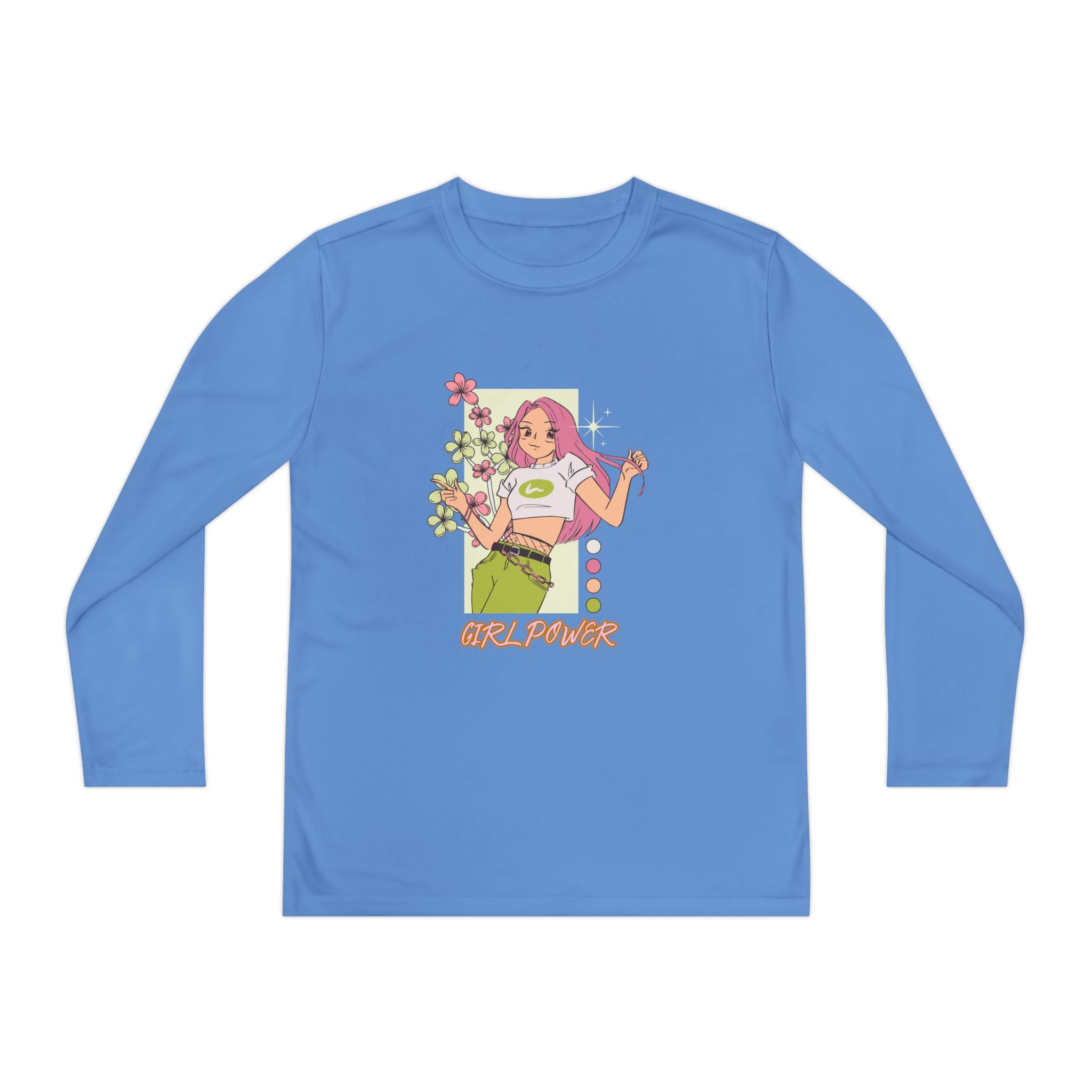 Girl Power-Youth Long Sleeve Competitor Tee