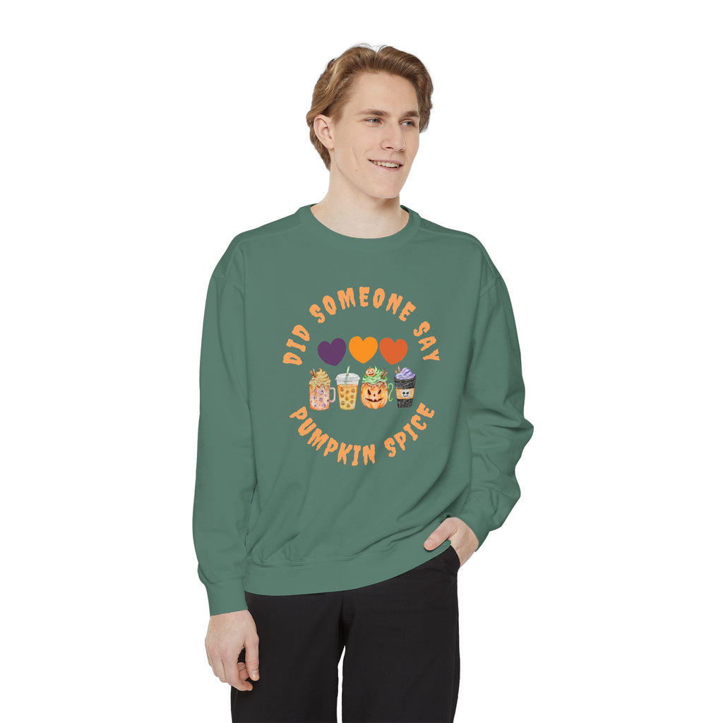 Pumpkin Spice Sweatshirt, Cozy Crewneck for Fall, Unisex Sweatshirt, Cute Autumn Apparel, Perfect for Halloween or Thanksgiving