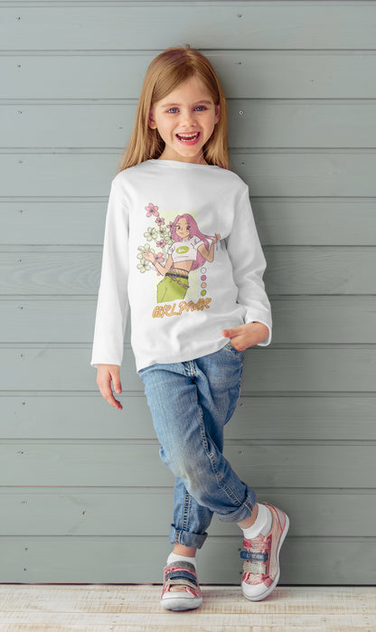 Girl Power-Youth Long Sleeve Competitor Tee