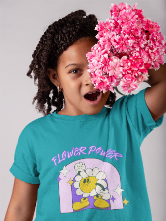 Flower Power-Kids Heavy Cotton™ Tee