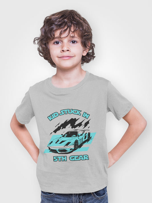 Stuck In 5th Gear-Kids Heavy Cotton™ Tee