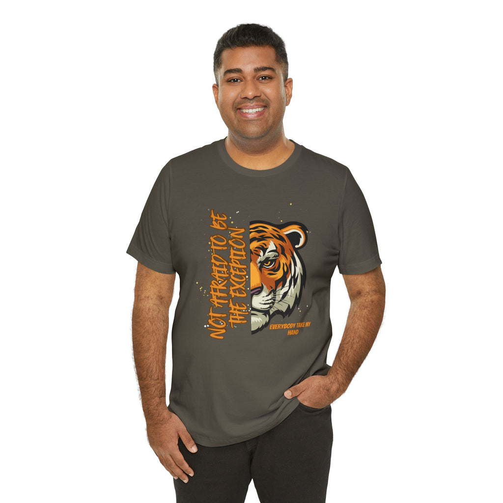 Not Afraid to Be the Exception-Unisex Jersey Short Sleeve Tee