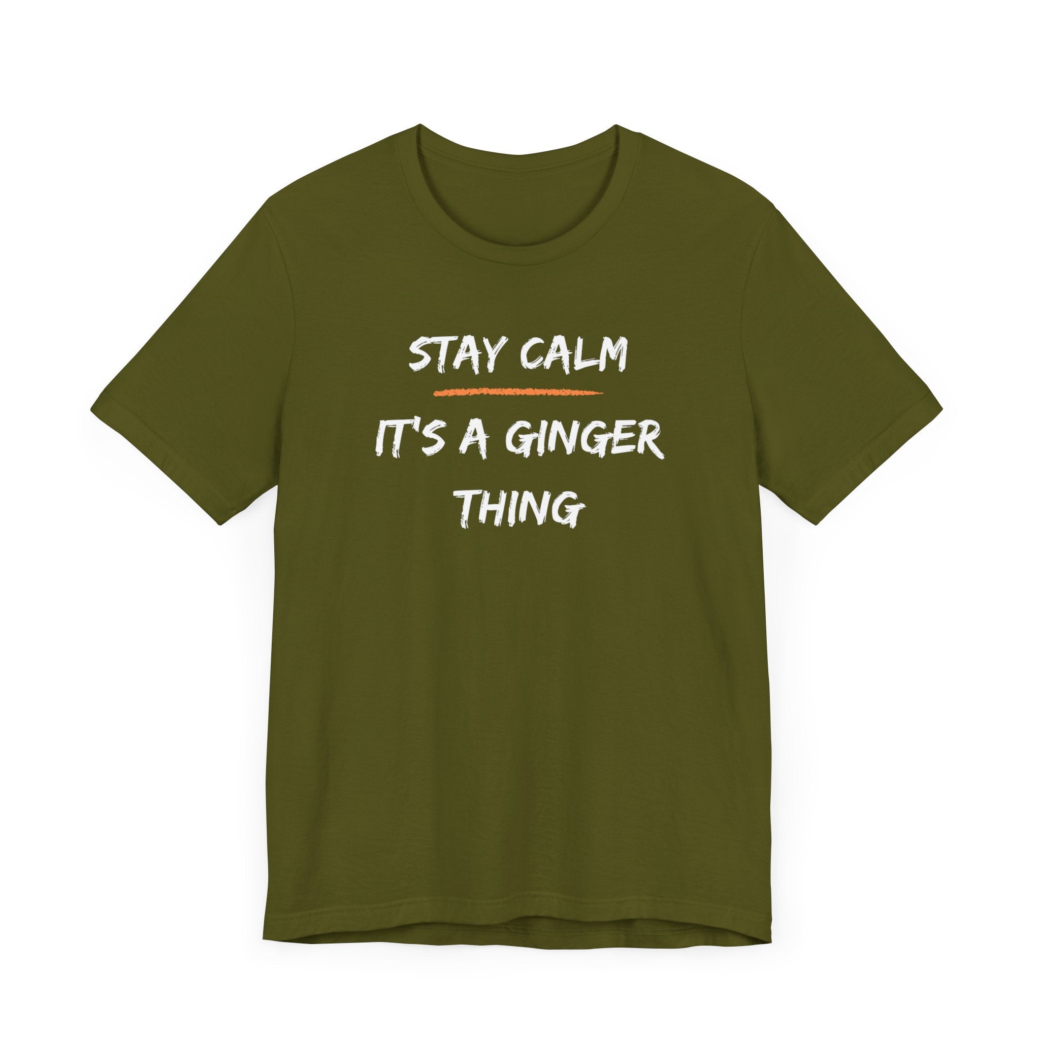 Stay Calm: It's a Ginger Thing-Unisex Jersey Short Sleeve Tee