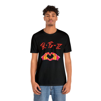 Copy of SWELCE TK+TS=TL Original Love Glove Design (Vers#3 for black) Jersey-Unisex Jersey Short Sleeve Tee