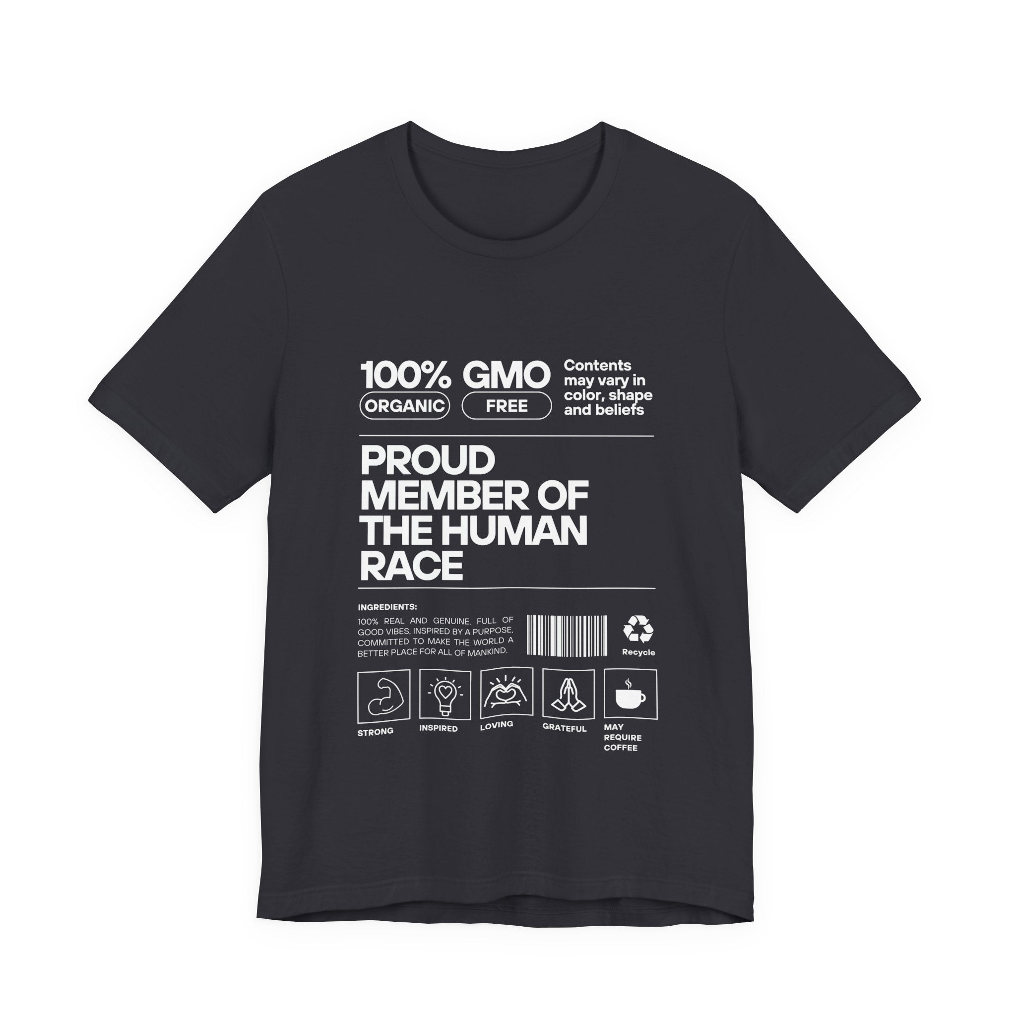 Proud Member of the Human Race-Unisex Jersey Short Sleeve Tee