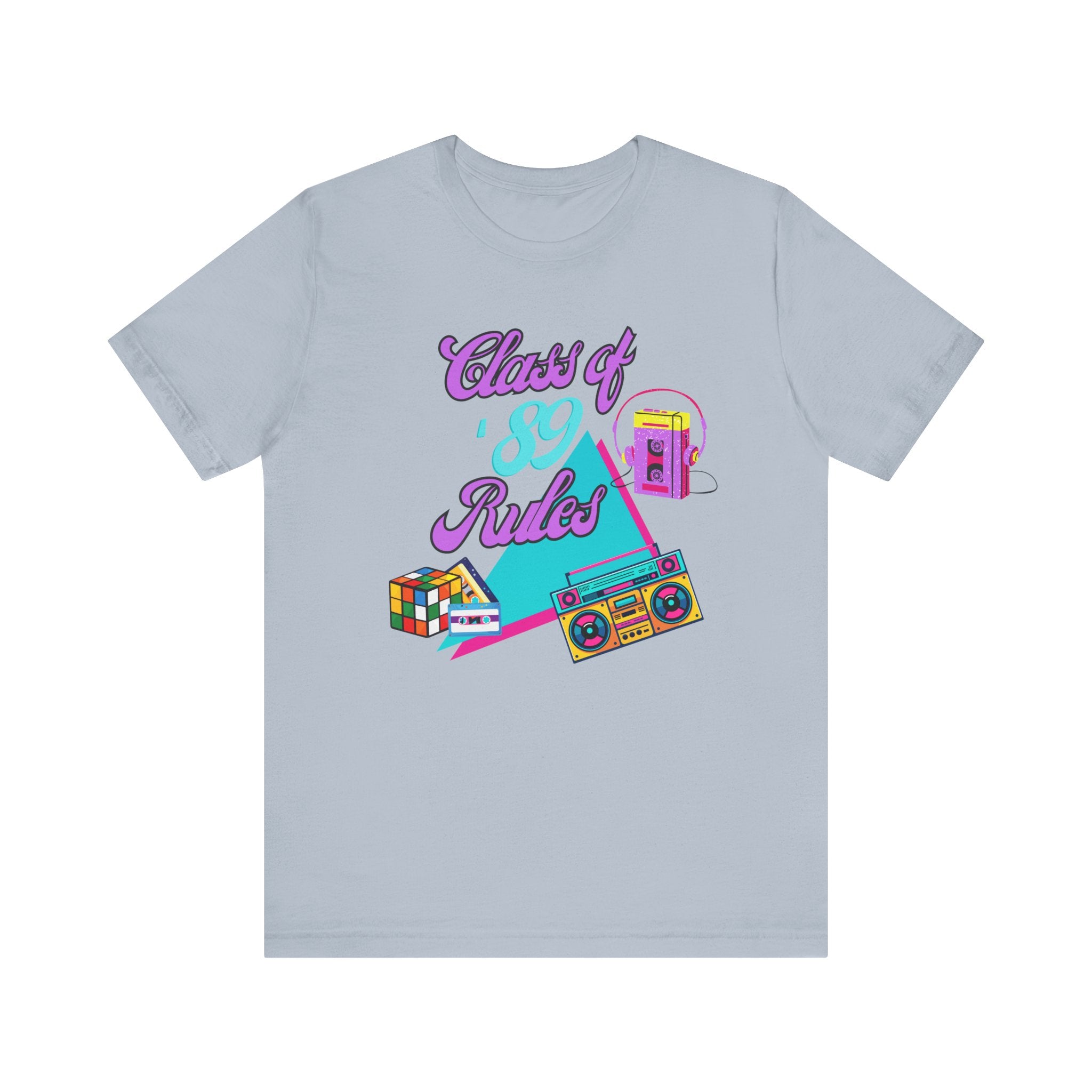 Class of '89 Rules Version 1-Unisex Jersey Short Sleeve Tee