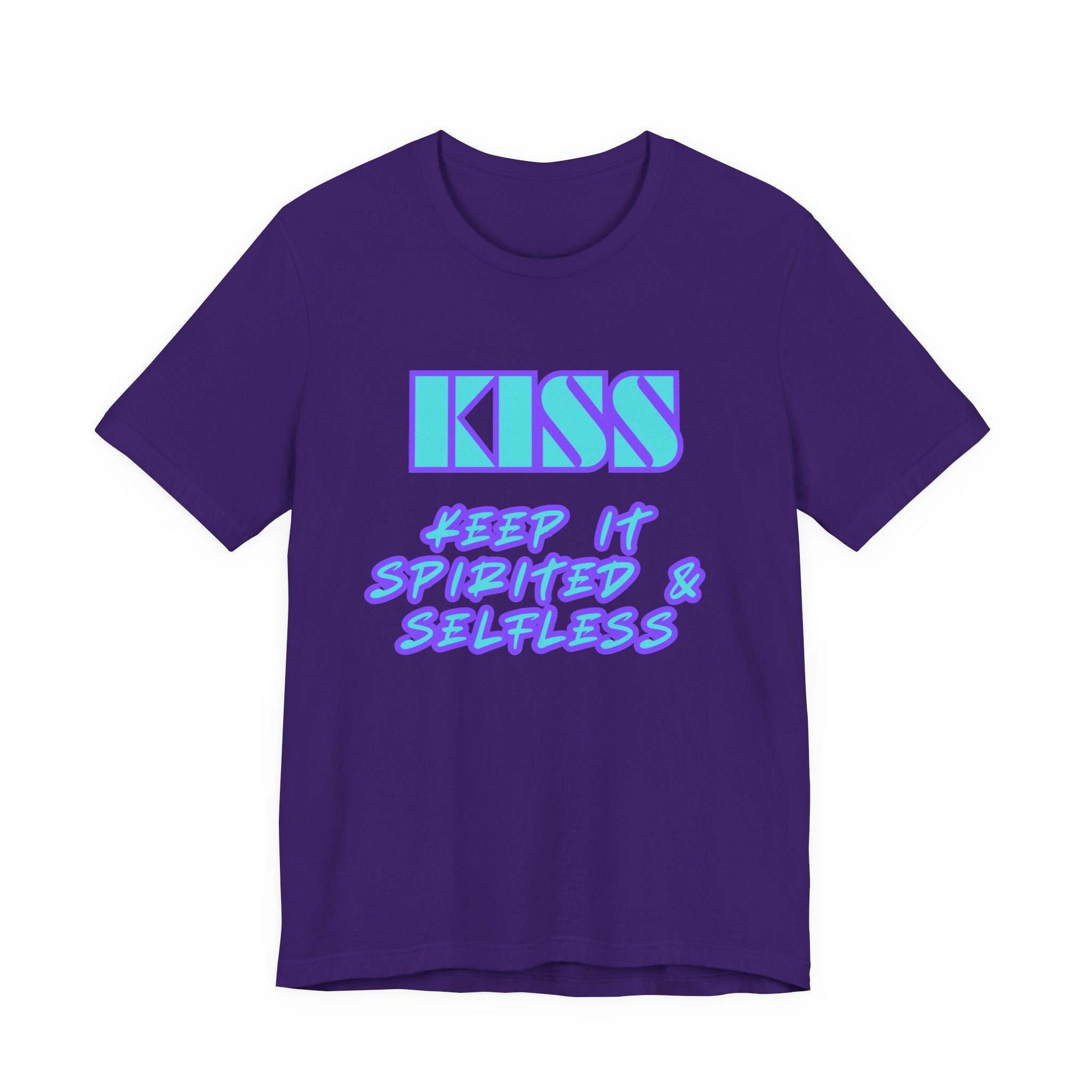 KISS Keep It Spirited & Selfless-Unisex Jersey Short Sleeve Tee