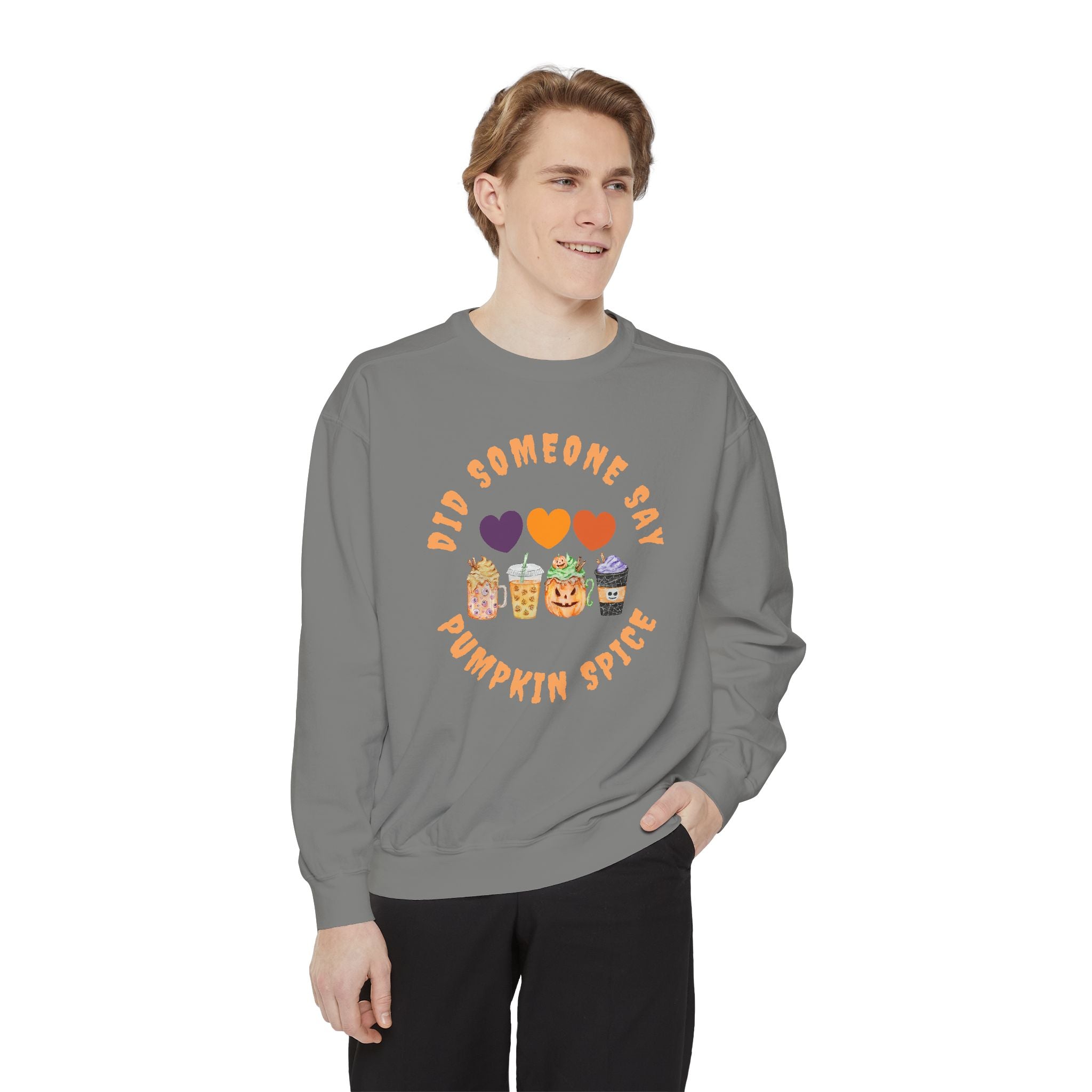 Pumpkin Spice Sweatshirt, Cozy Crewneck for Fall, Unisex Sweatshirt, Cute Autumn Apparel, Perfect for Halloween or Thanksgiving