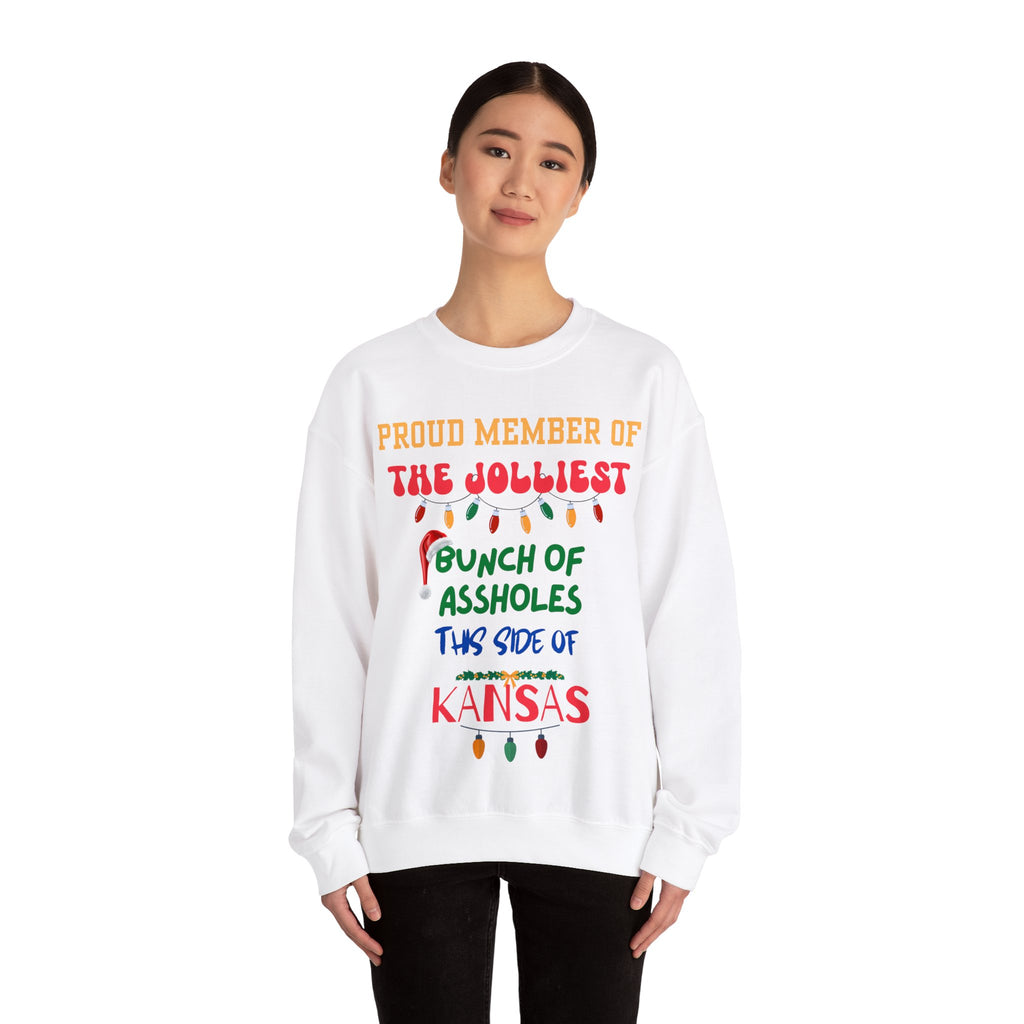 Proud Member of the Jolliest Bunch of Assholes (KS)-Unisex Heavy Blend™ Crewneck Sweatshirt