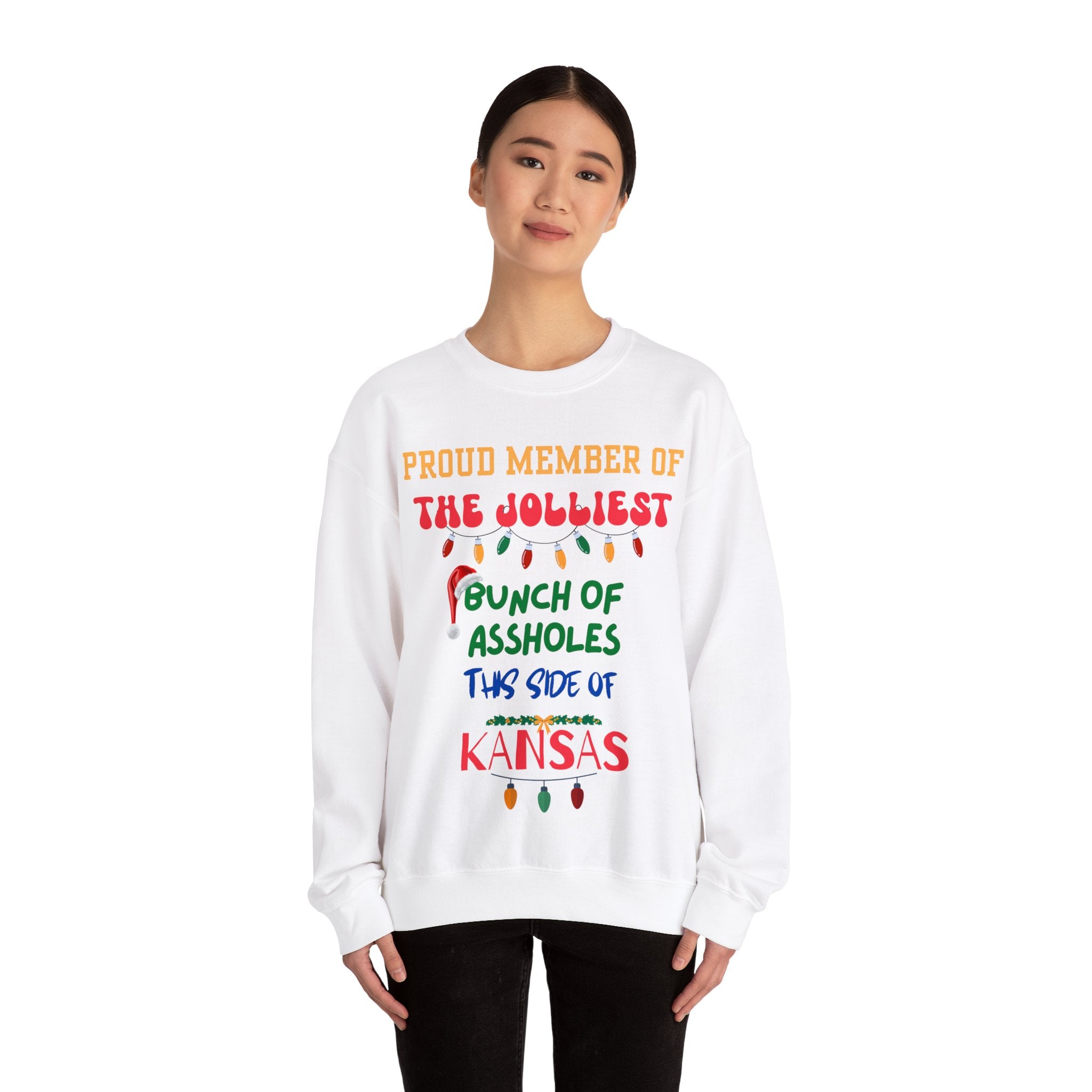 Proud Member of the Jolliest Bunch of Assholes (KS)-Unisex Heavy Blend™ Crewneck Sweatshirt