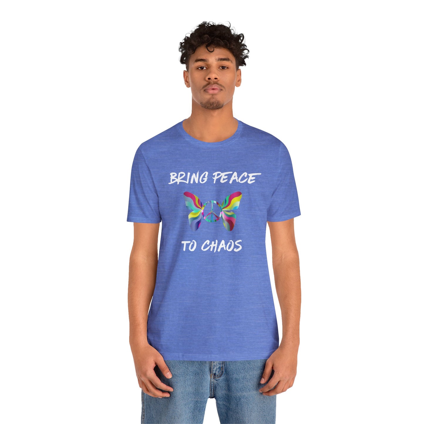 Bring Peace to Chaos-Unisex Jersey Short Sleeve Tee