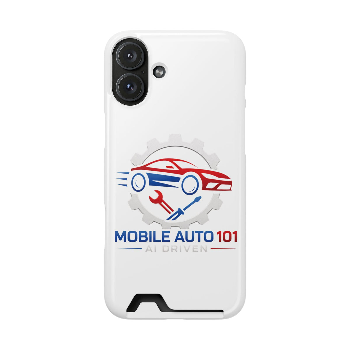 Mobile Auto 101 Logo Phone Case with Card Holder