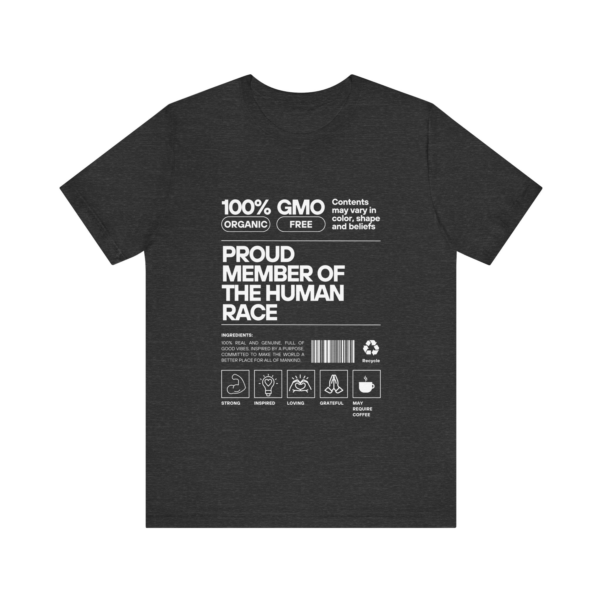 Proud Member of the Human Race-Unisex Jersey Short Sleeve Tee