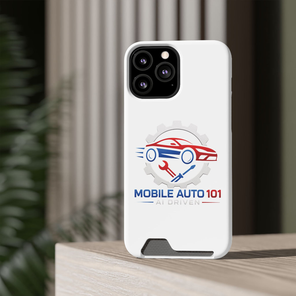 Mobile Auto 101 Logo Phone Case with Card Holder