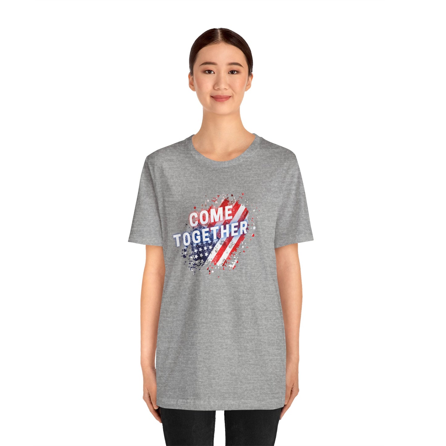 Come Together (Political Unity)-Unisex Jersey Short Sleeve Tee