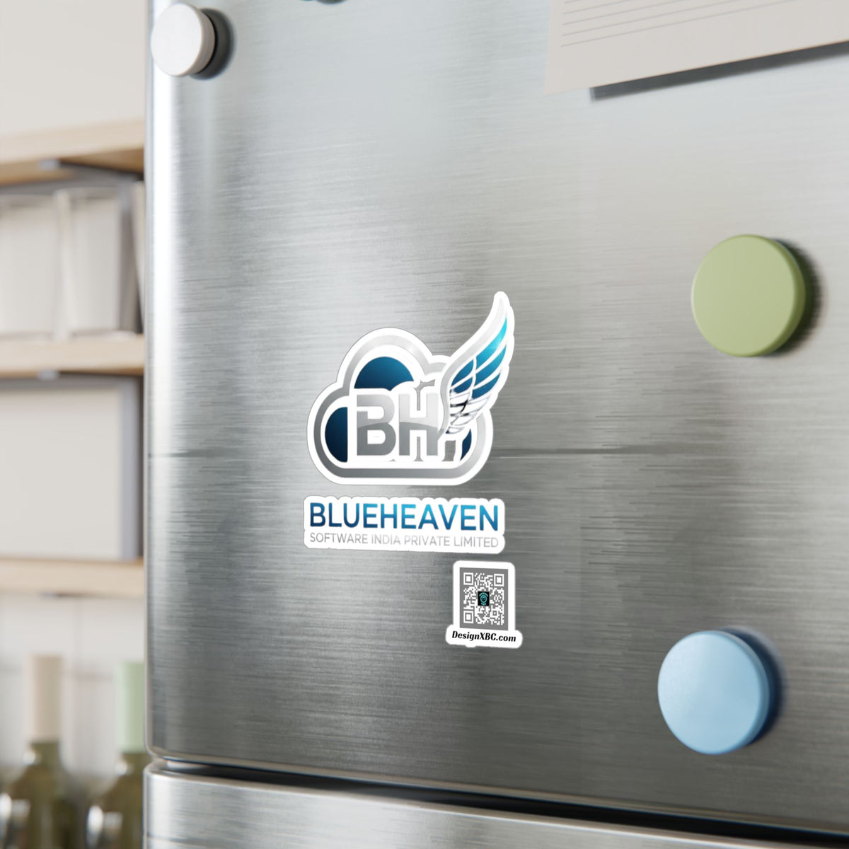 Blueheaven BH Winged Logo Kiss-Cut Vinyl Decal