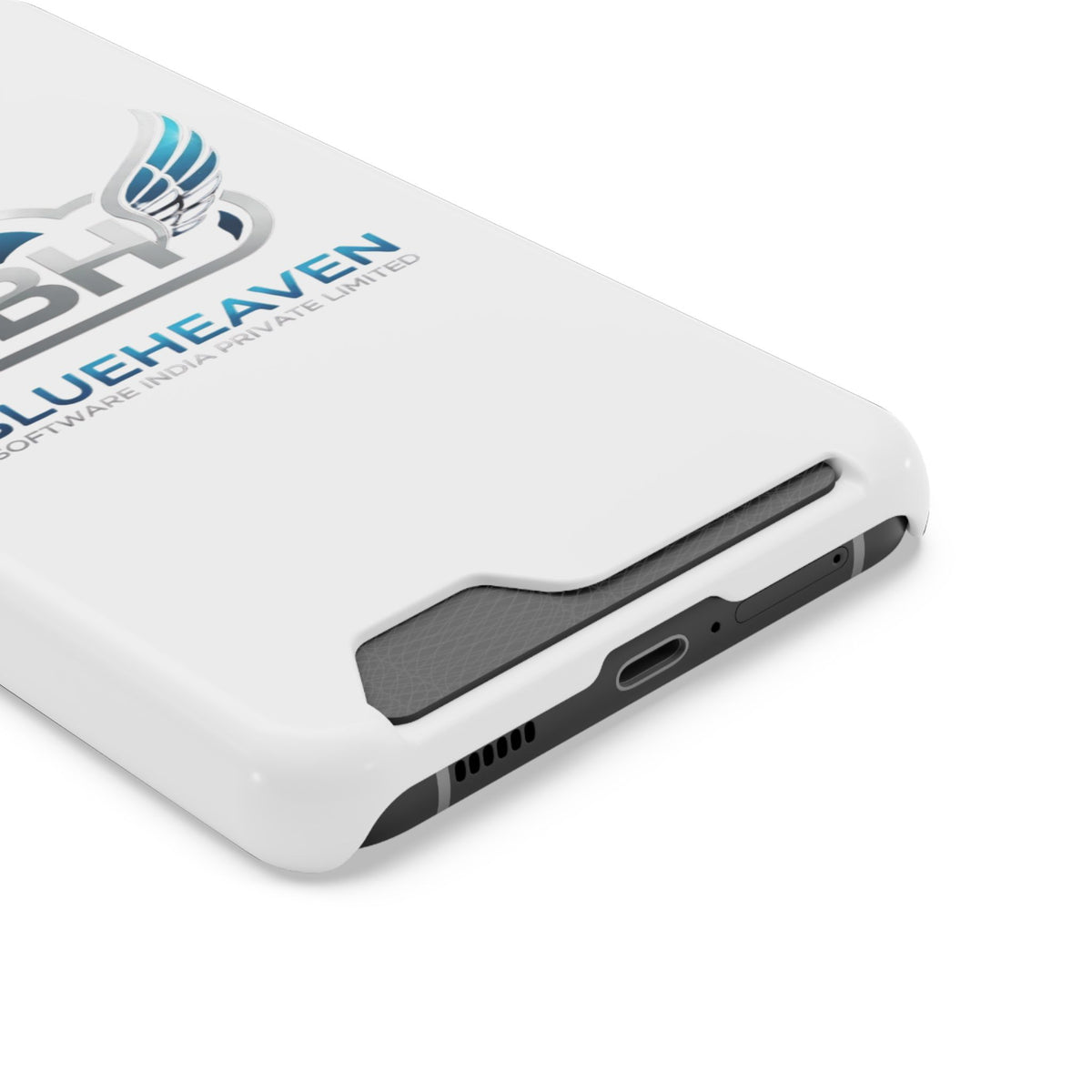 BlueHeaven Logo Phone Case with Card Holder