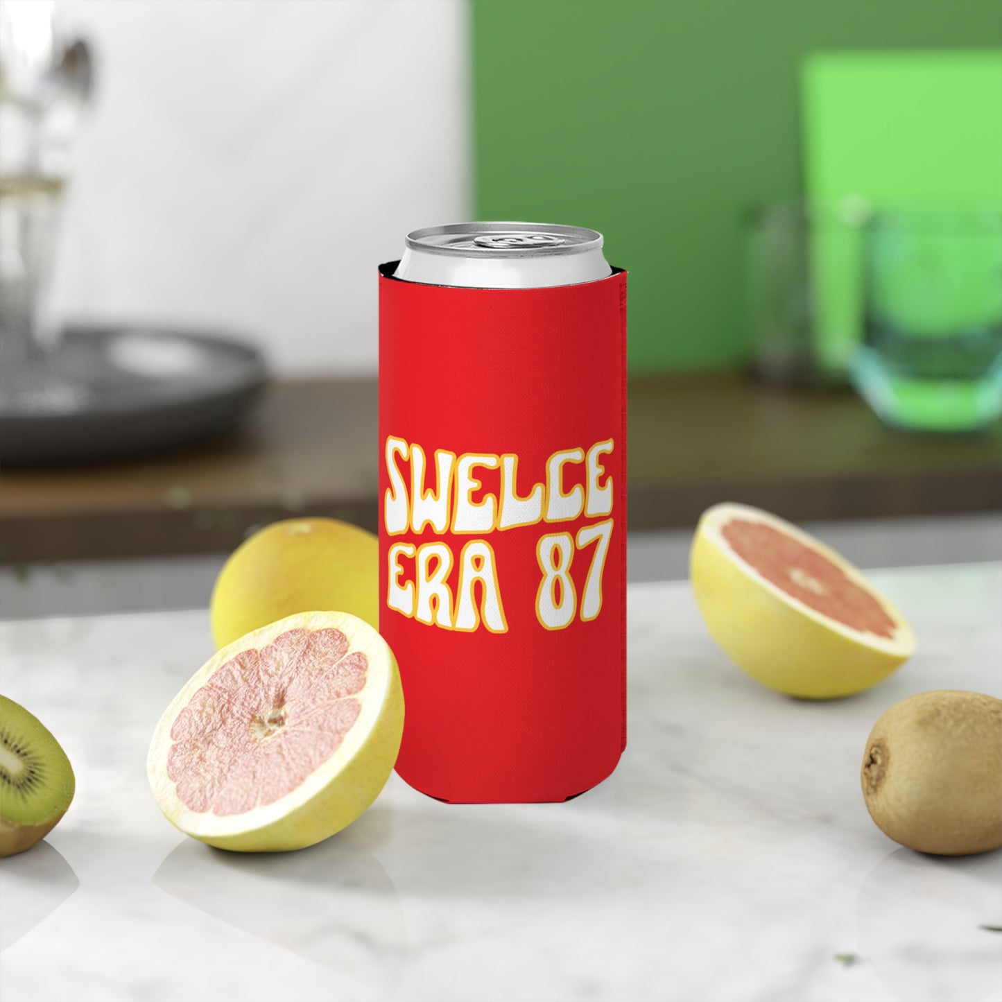 SWELCE ERA 87 Red Slim Can Cooler