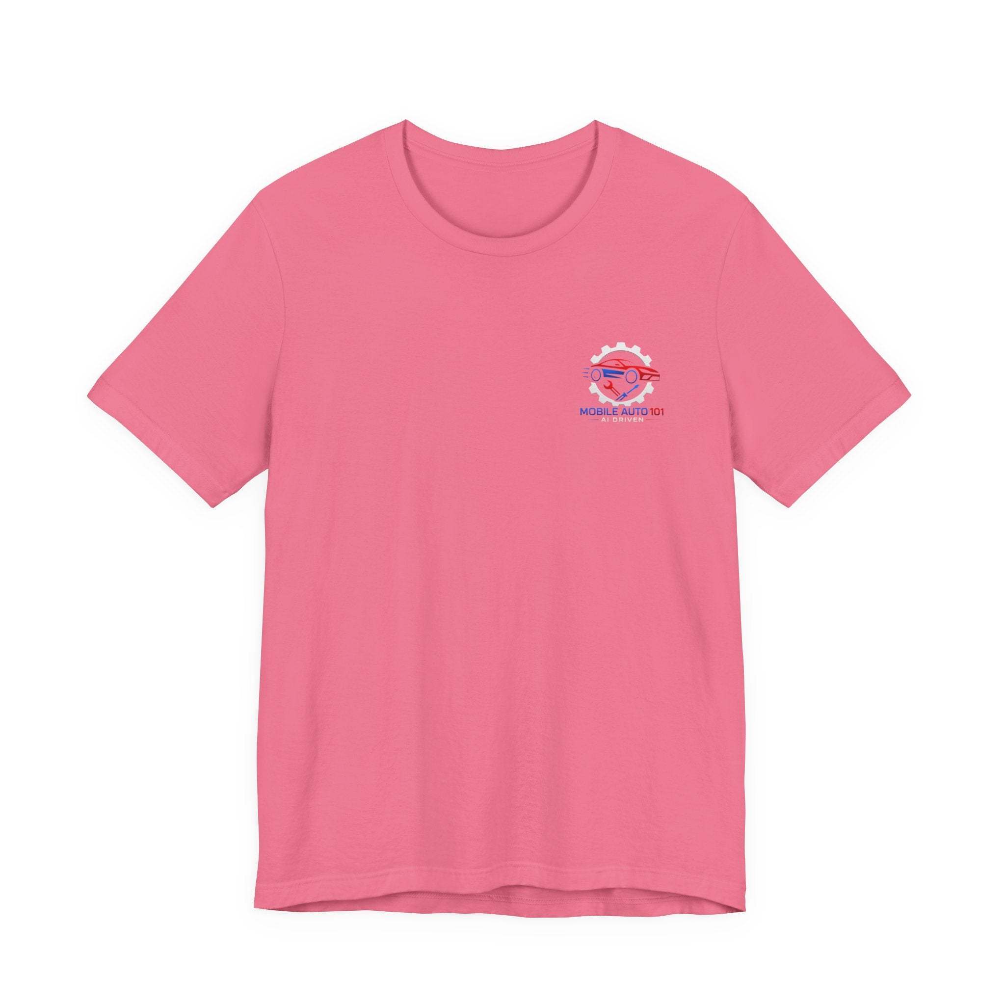 Mobile Auto 101 3rd Ed. (front and back design)-Unisex Jersey Short Sleeve Tee