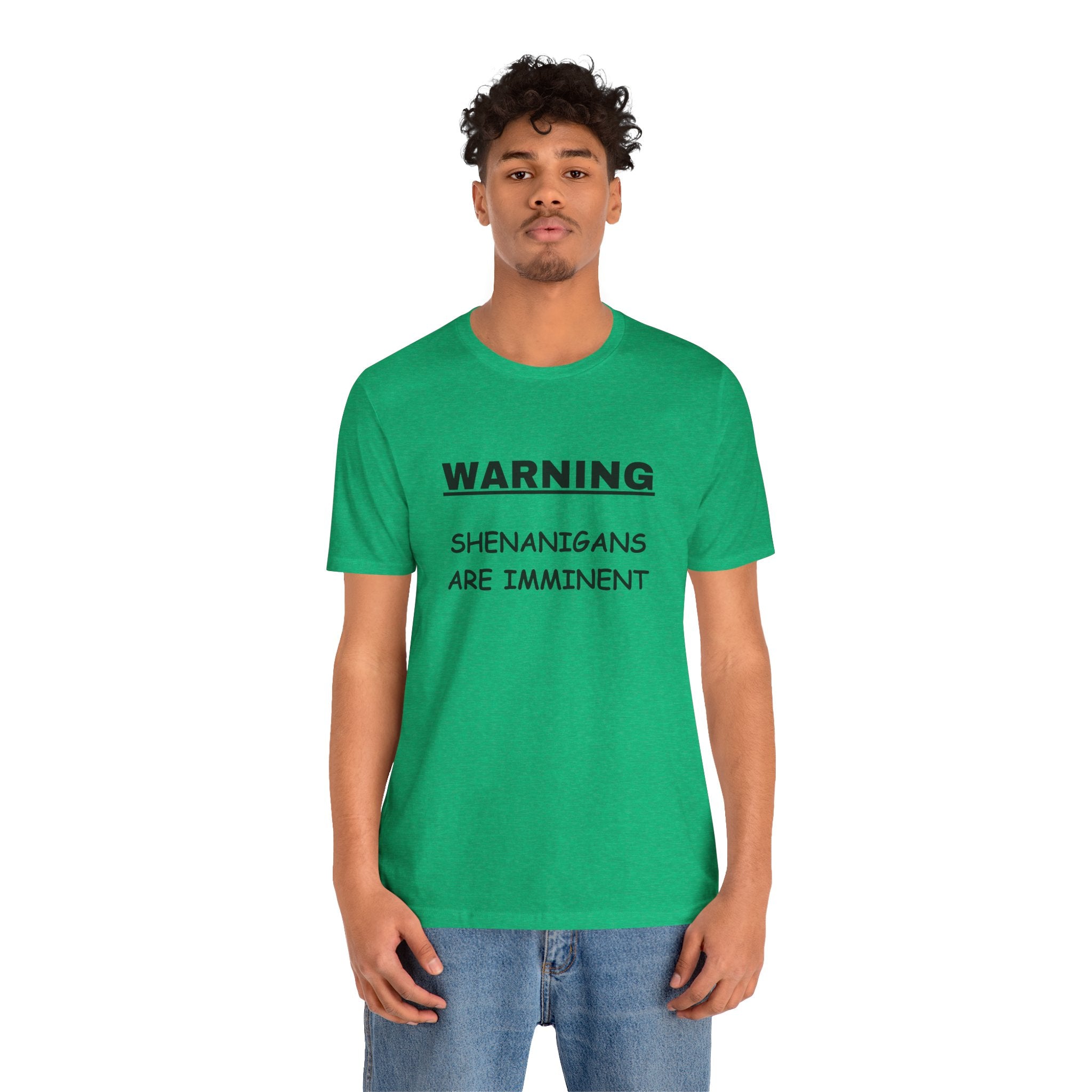 WARNING: Shenanigans are Imminent-Unisex Short Sleeve Tee