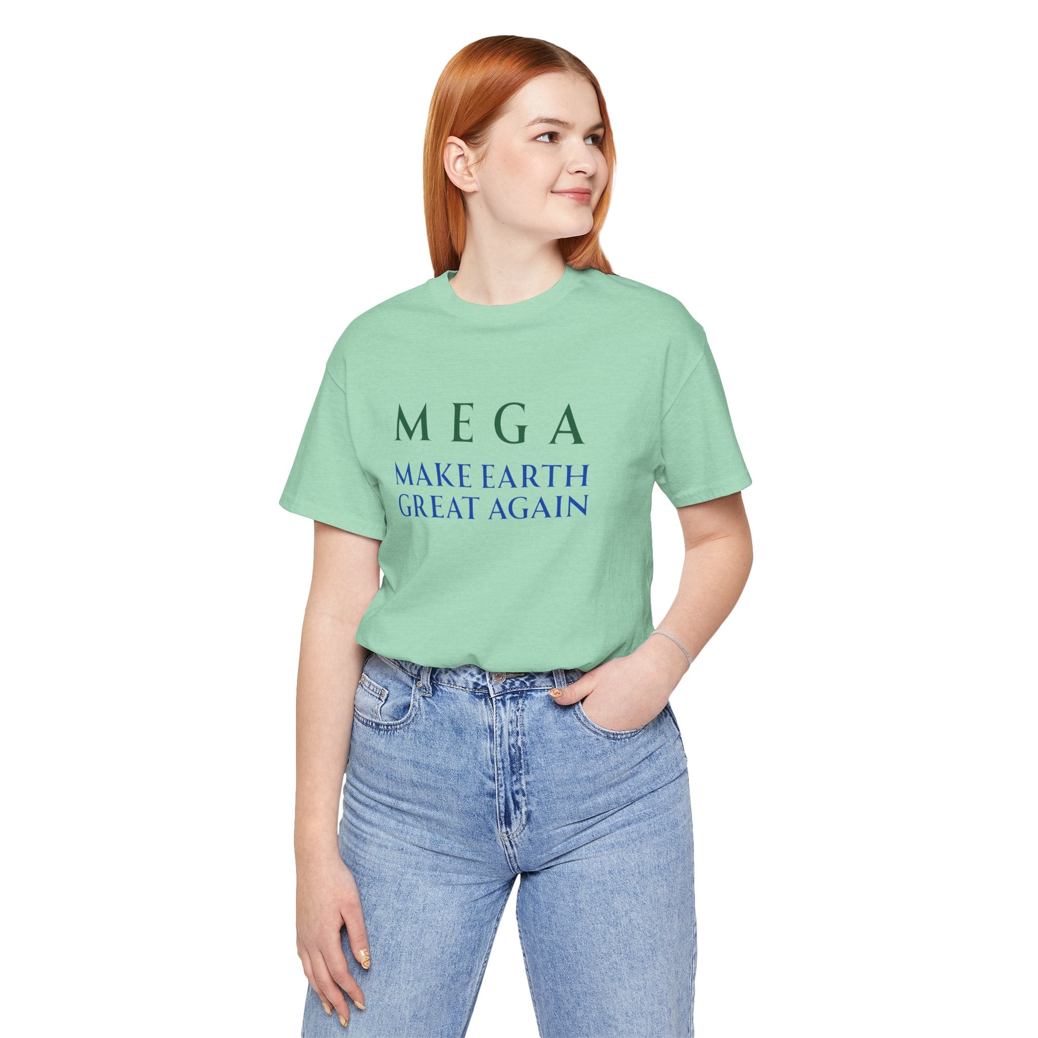 MEGA Make Earth Great Again-Unisex Jersey Short Sleeve Tee