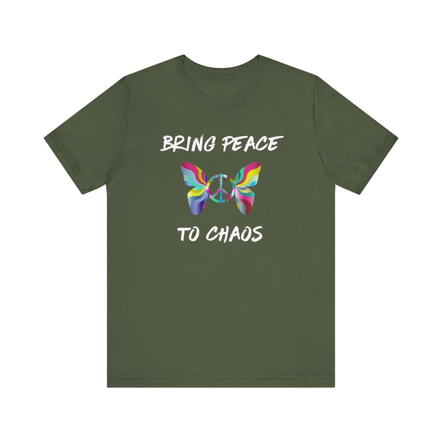 Bring Peace to Chaos-Unisex Jersey Short Sleeve Tee