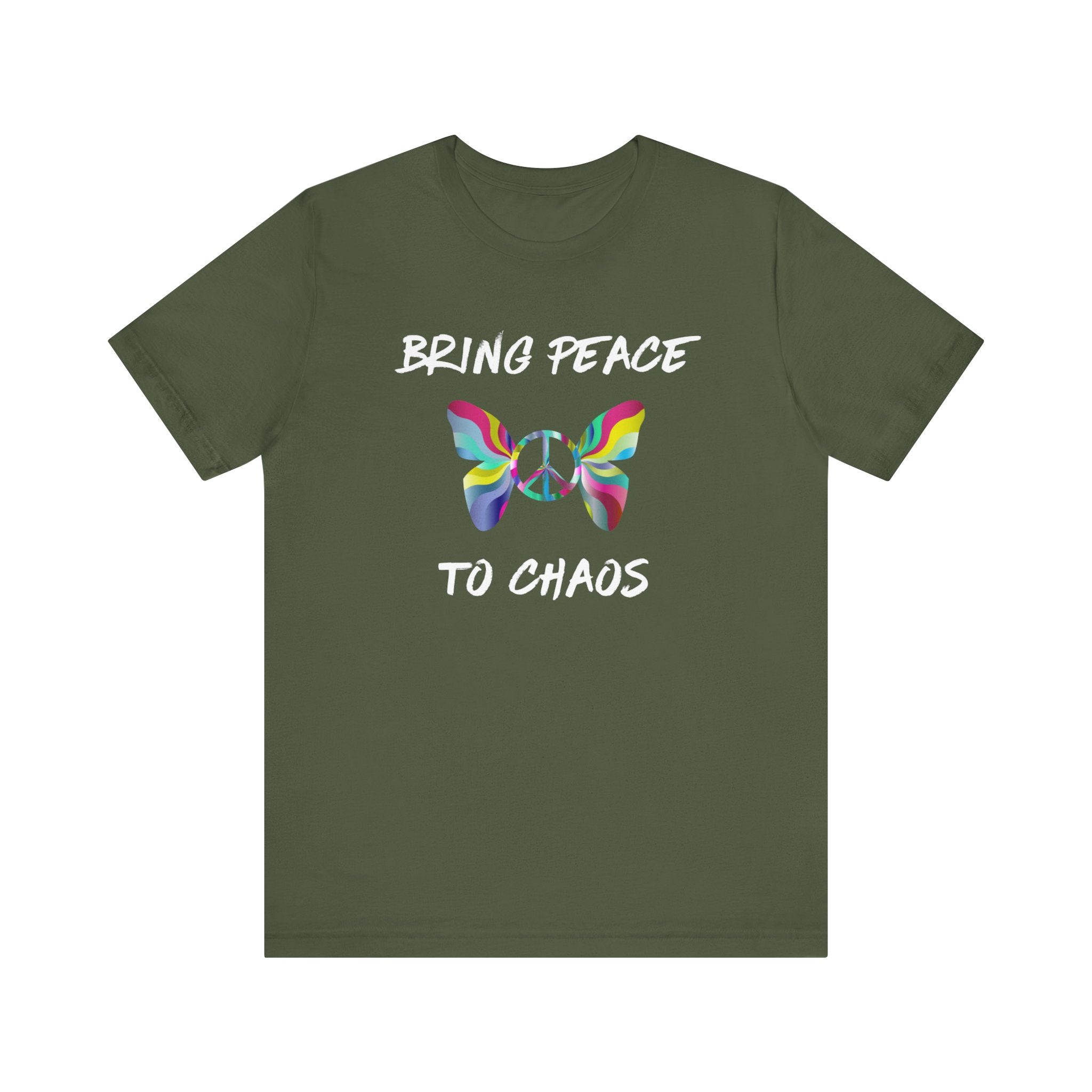 Bring Peace to Chaos-Unisex Jersey Short Sleeve Tee