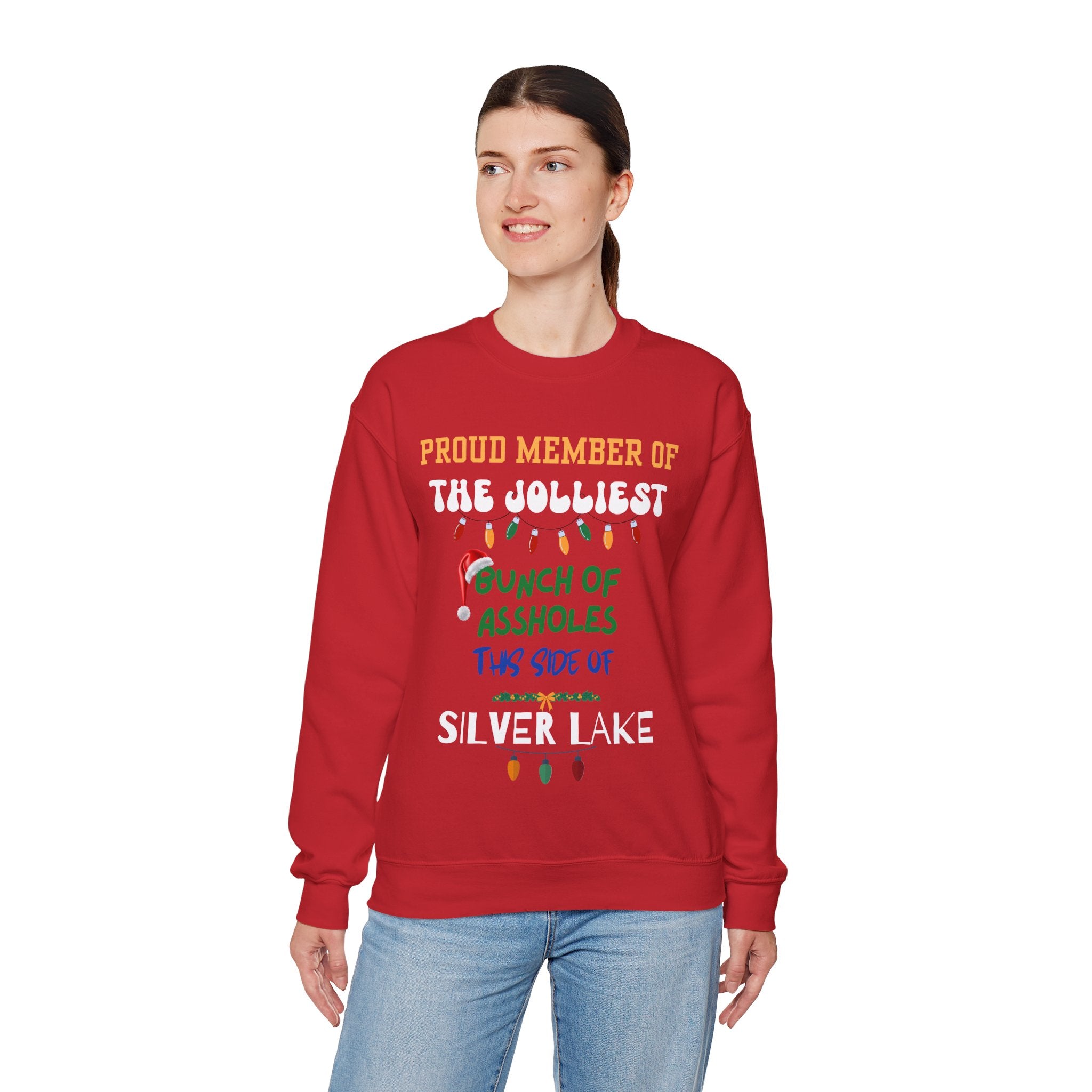 Proud Member Jolliest Bunch of A-holes (Silver Lake)-Unisex Crewneck Sweatshirt
