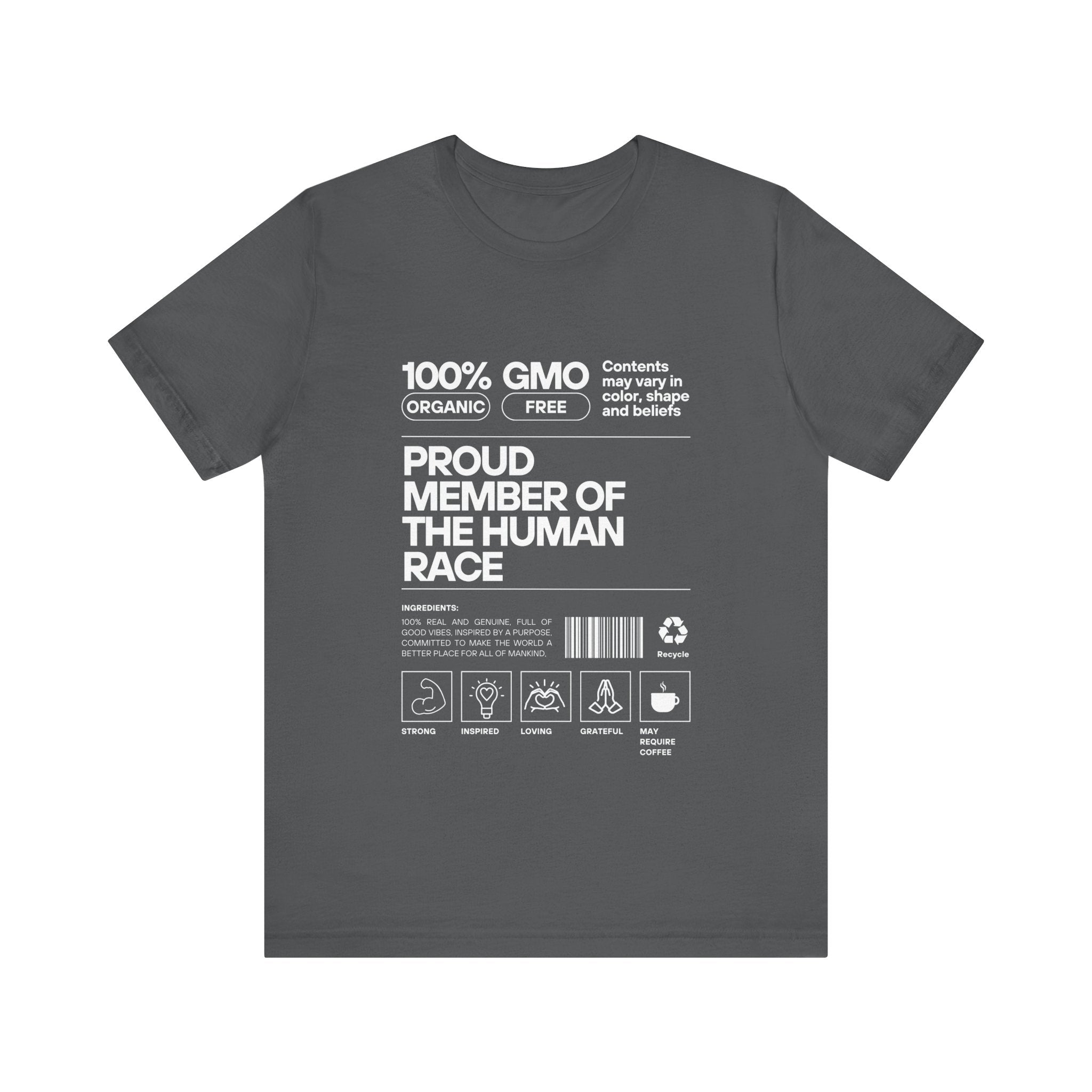Proud Member of the Human Race-Unisex Jersey Short Sleeve Tee