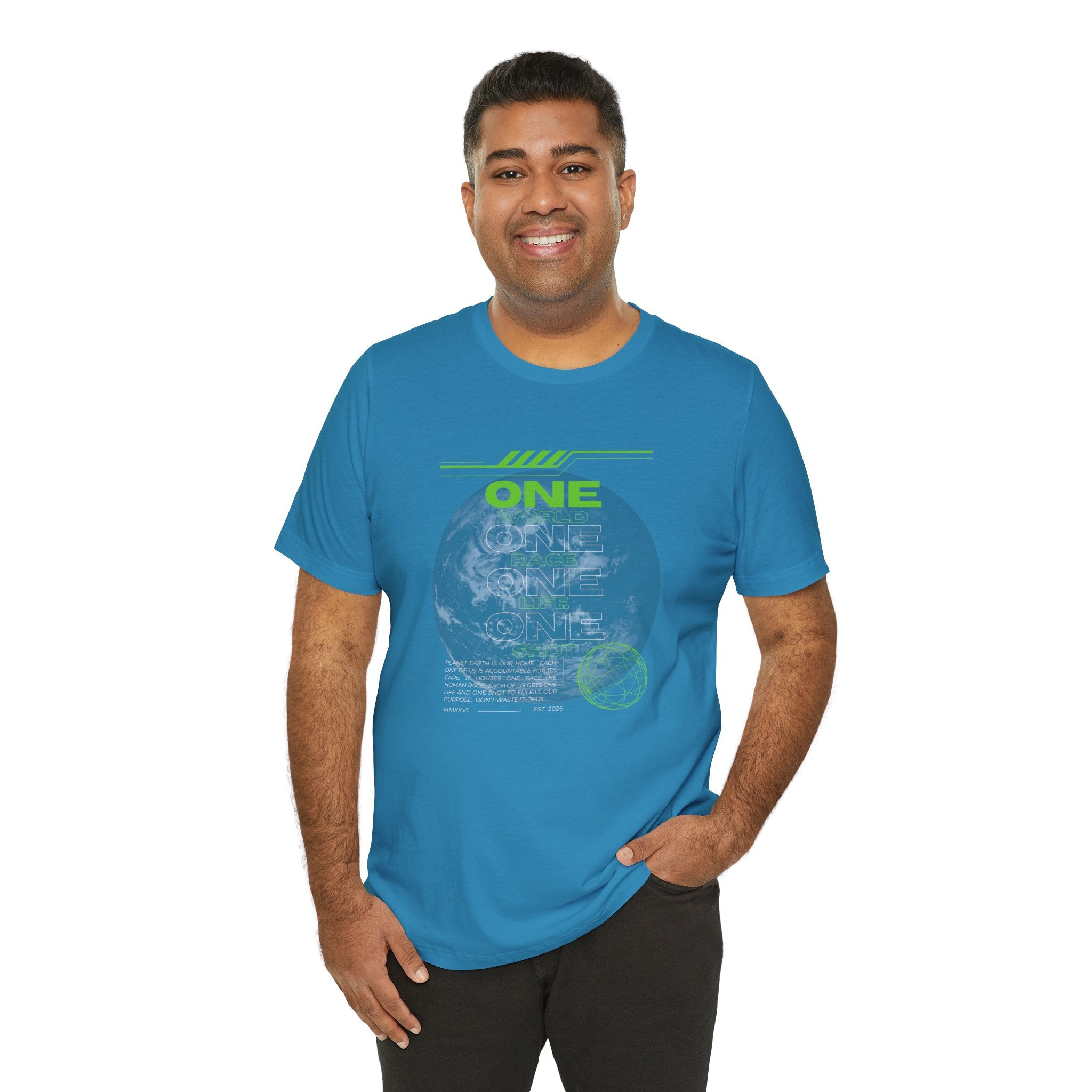 One World-Unisex Jersey Short Sleeve Tee