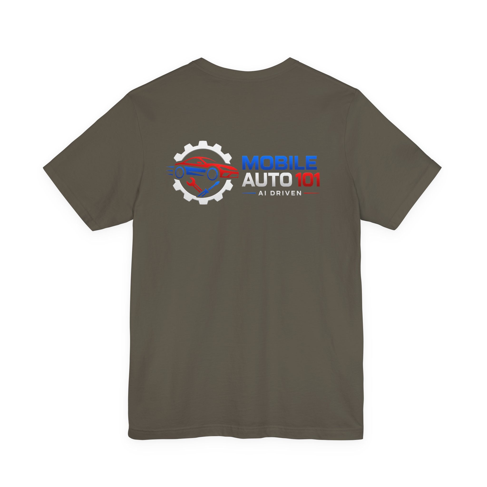 Mobile Auto 101 3rd Ed. (front and back design)-Unisex Jersey Short Sleeve Tee