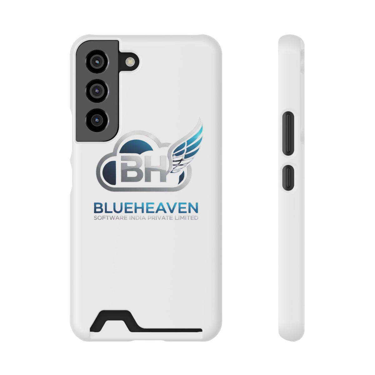 BlueHeaven Logo Phone Case with Card Holder