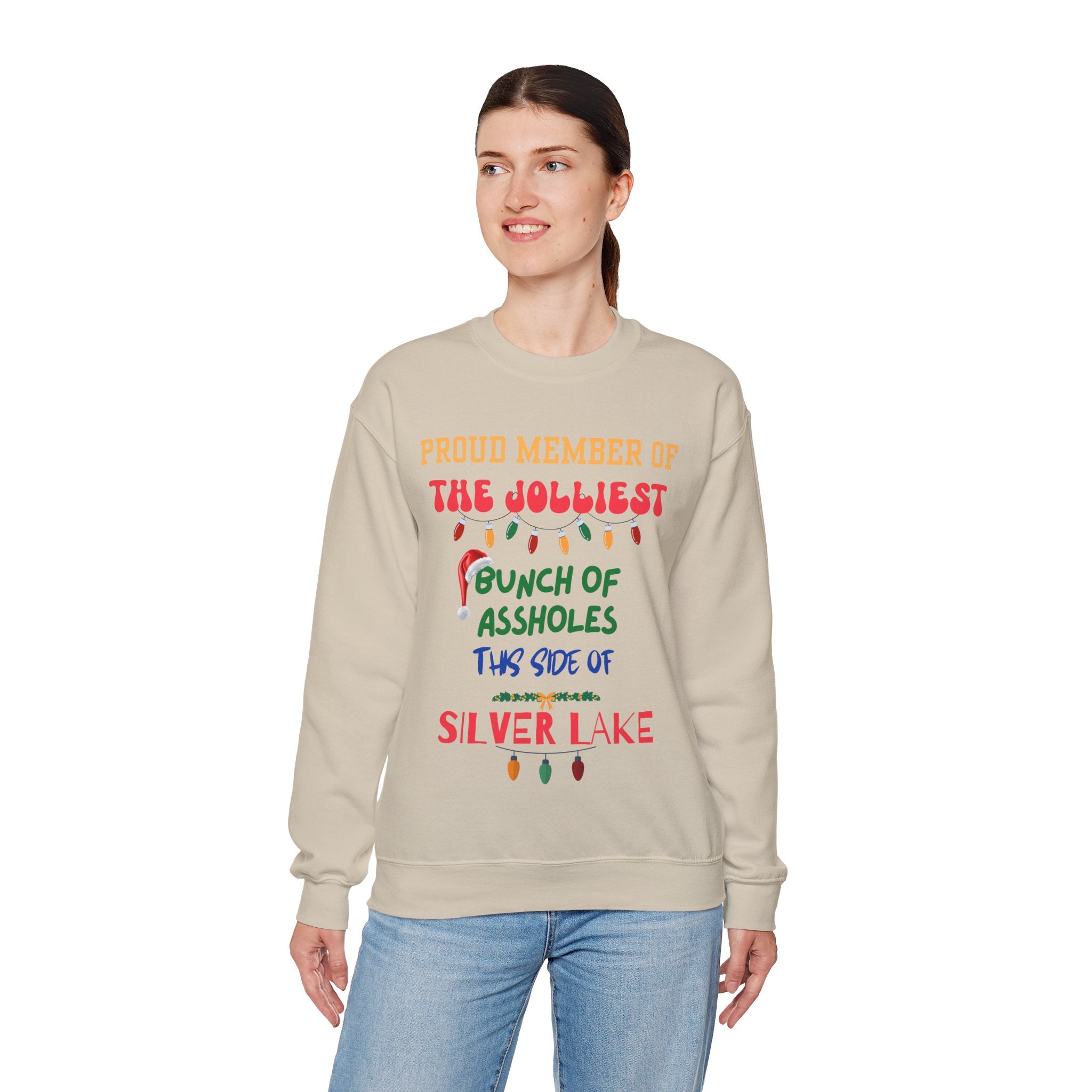 Proud Member Jolliest Bunch of A-holes (Silver Lake)-Unisex Crewneck Sweatshirt