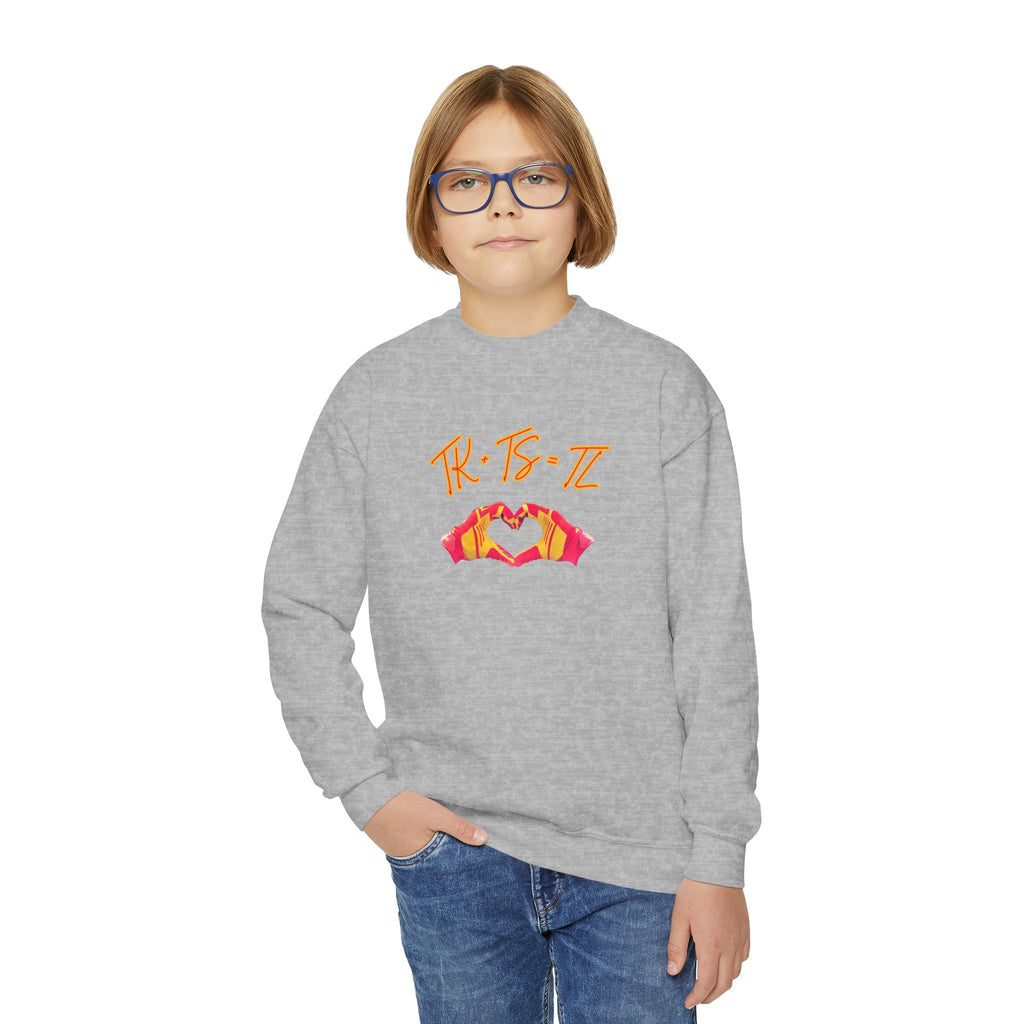 SWELCE #87 TK+TS=TL Youth Crewneck Sweatshirt