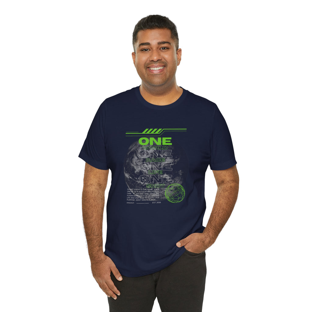 One World-Unisex Jersey Short Sleeve Tee